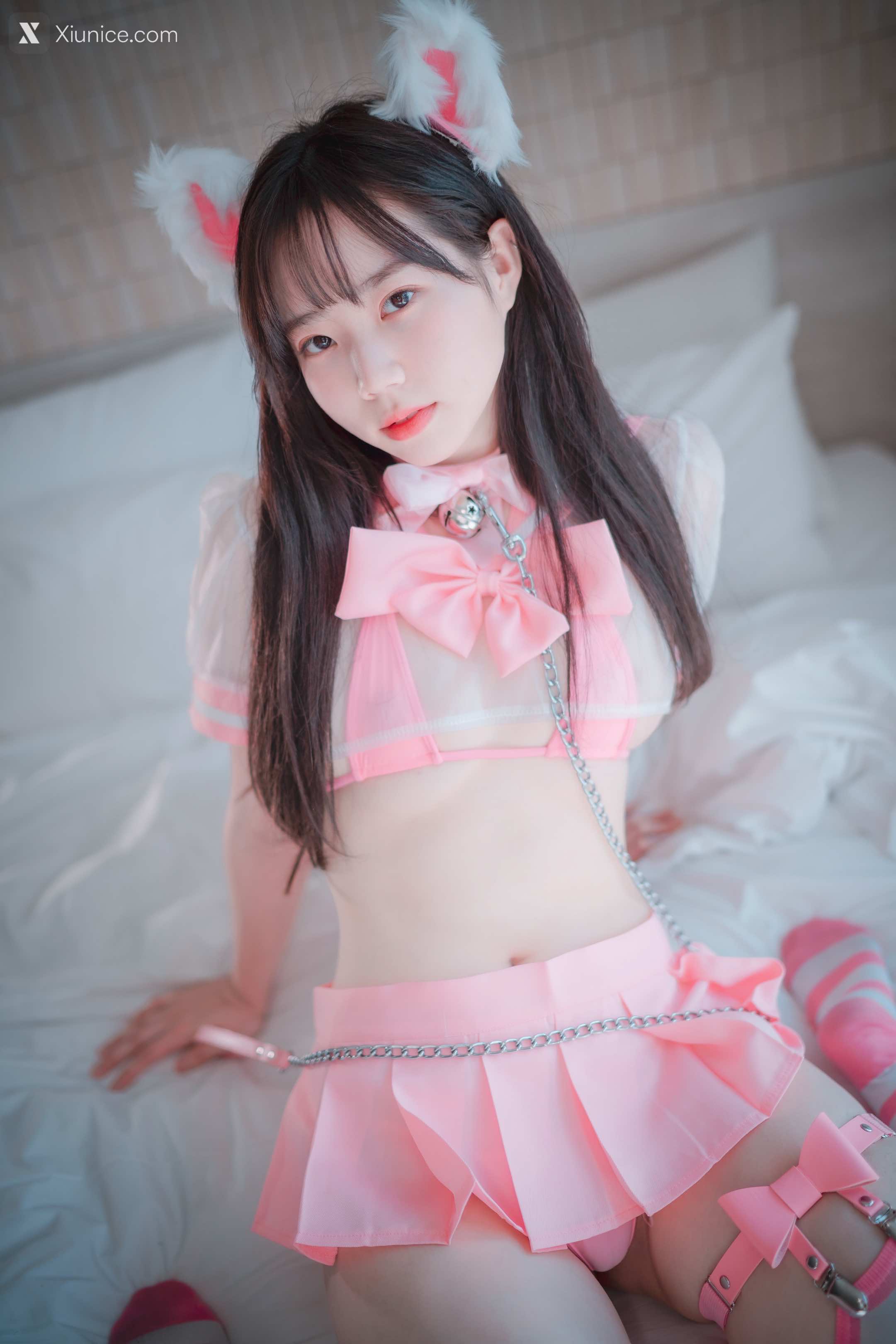 DJAWA Photo – Myu_a_ (뮤아) – Catgirl in Pink 第15张