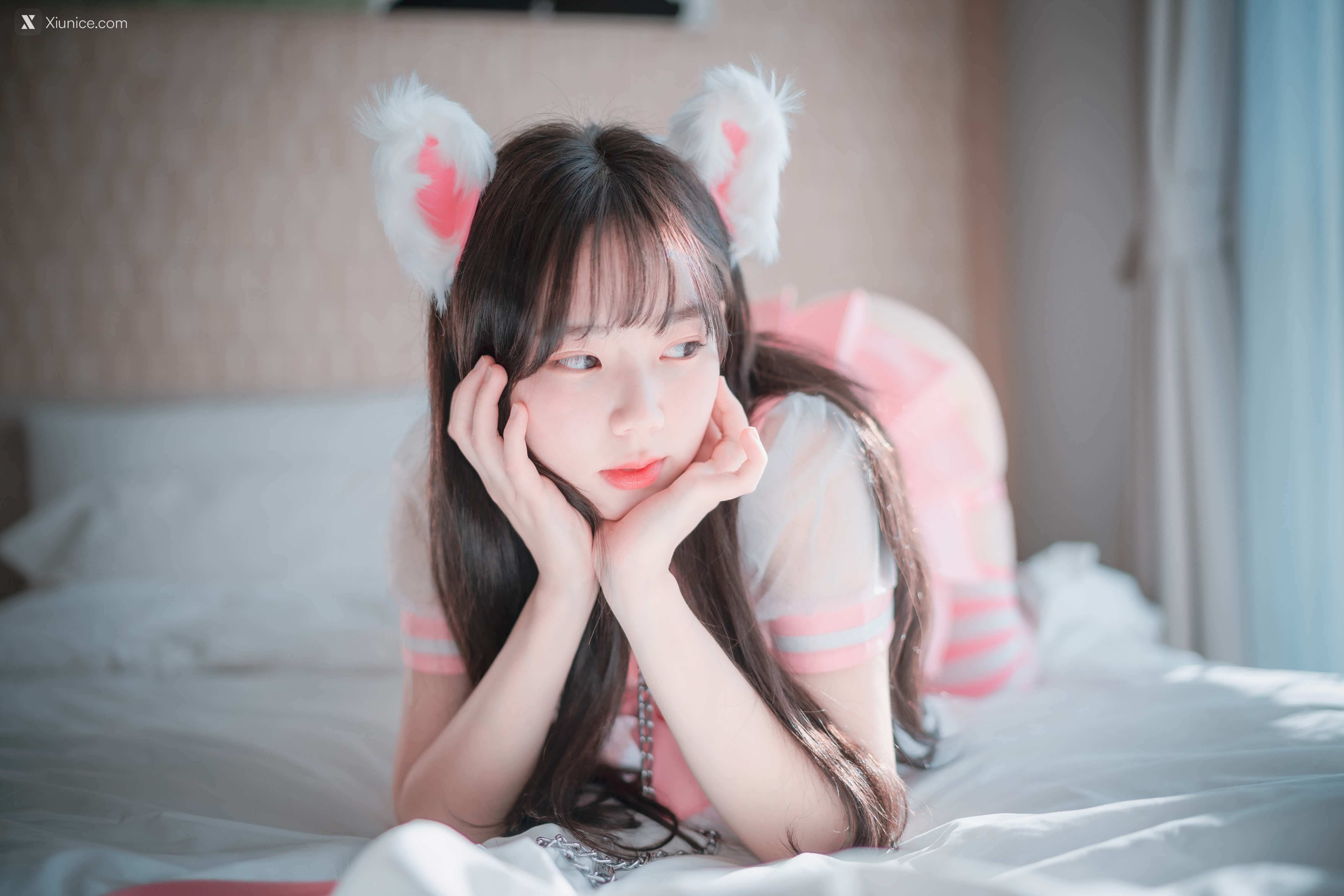 DJAWA Photo – Myu_a_ (뮤아) – Catgirl in Pink 第22张
