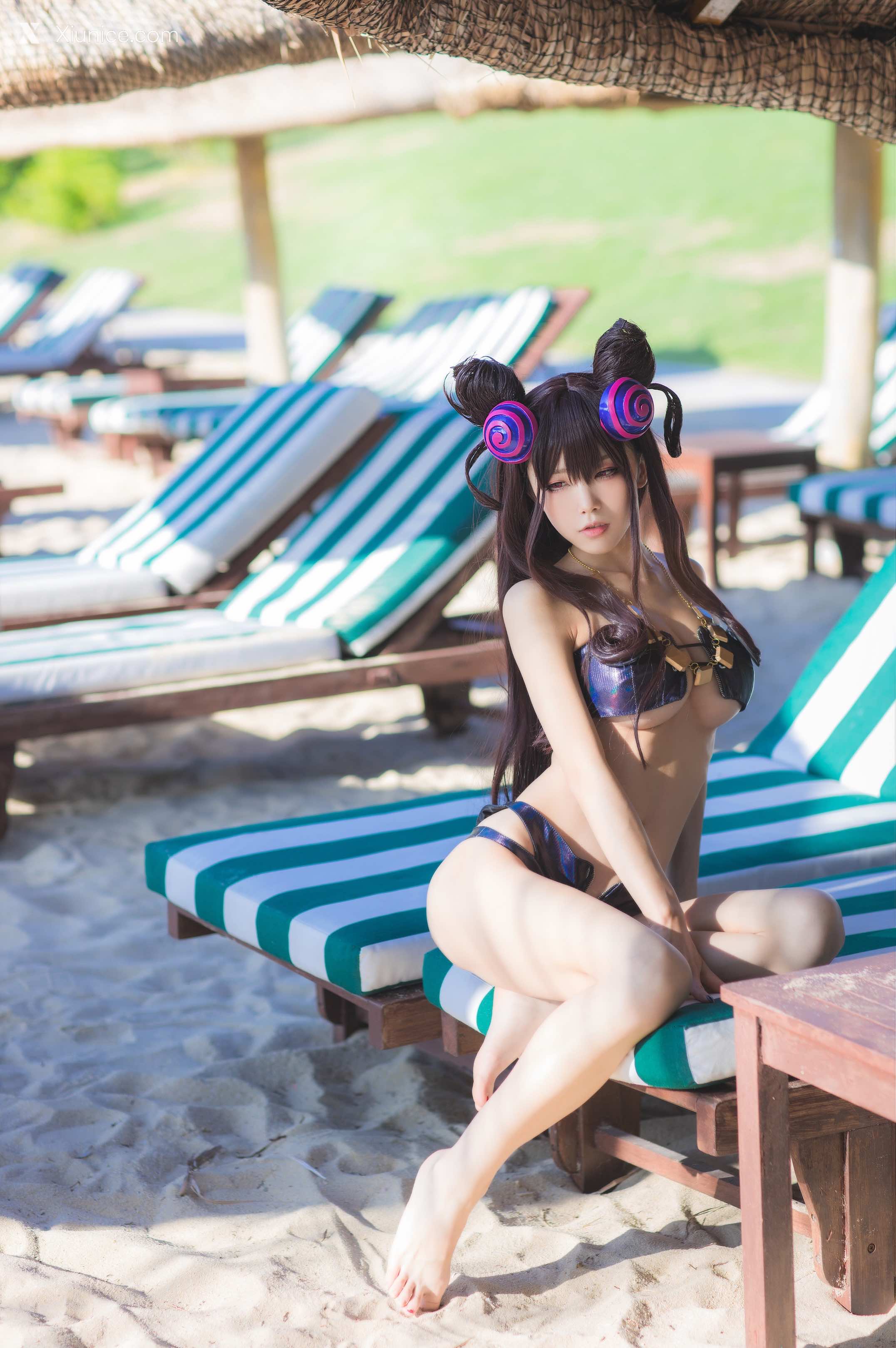 Coser@水淼Aqua – Vol.051 紫式部水着Ver 第31张