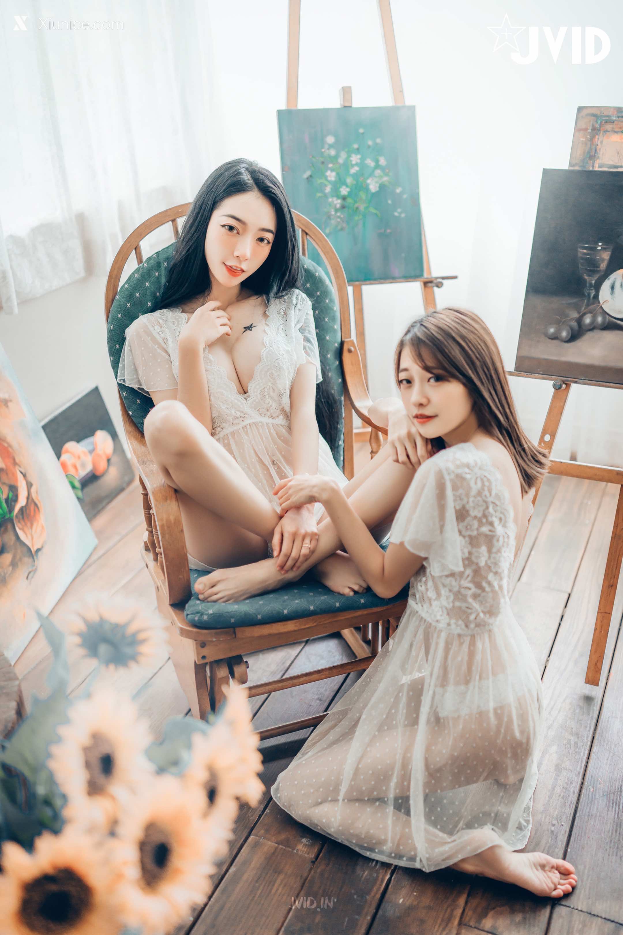 JVID – 妍妍 Angel & 飘飘 – 百合花神の美少女-最色色嘗試-辰辰特別客串！色色最大突破 第8张