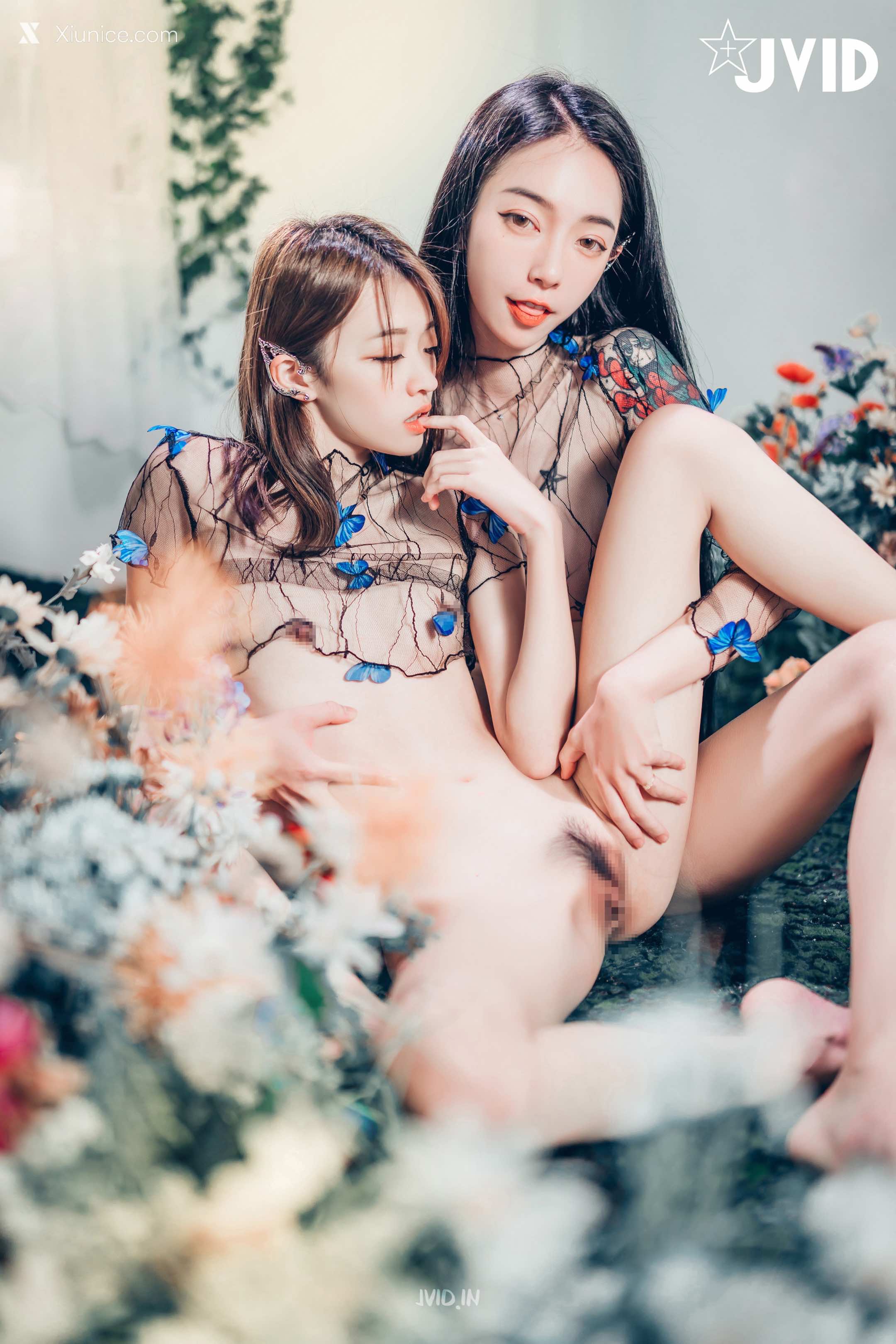 JVID – 妍妍 Angel & 飘飘 – 百合花神の美少女-最色色嘗試-辰辰特別客串！色色最大突破 第92张