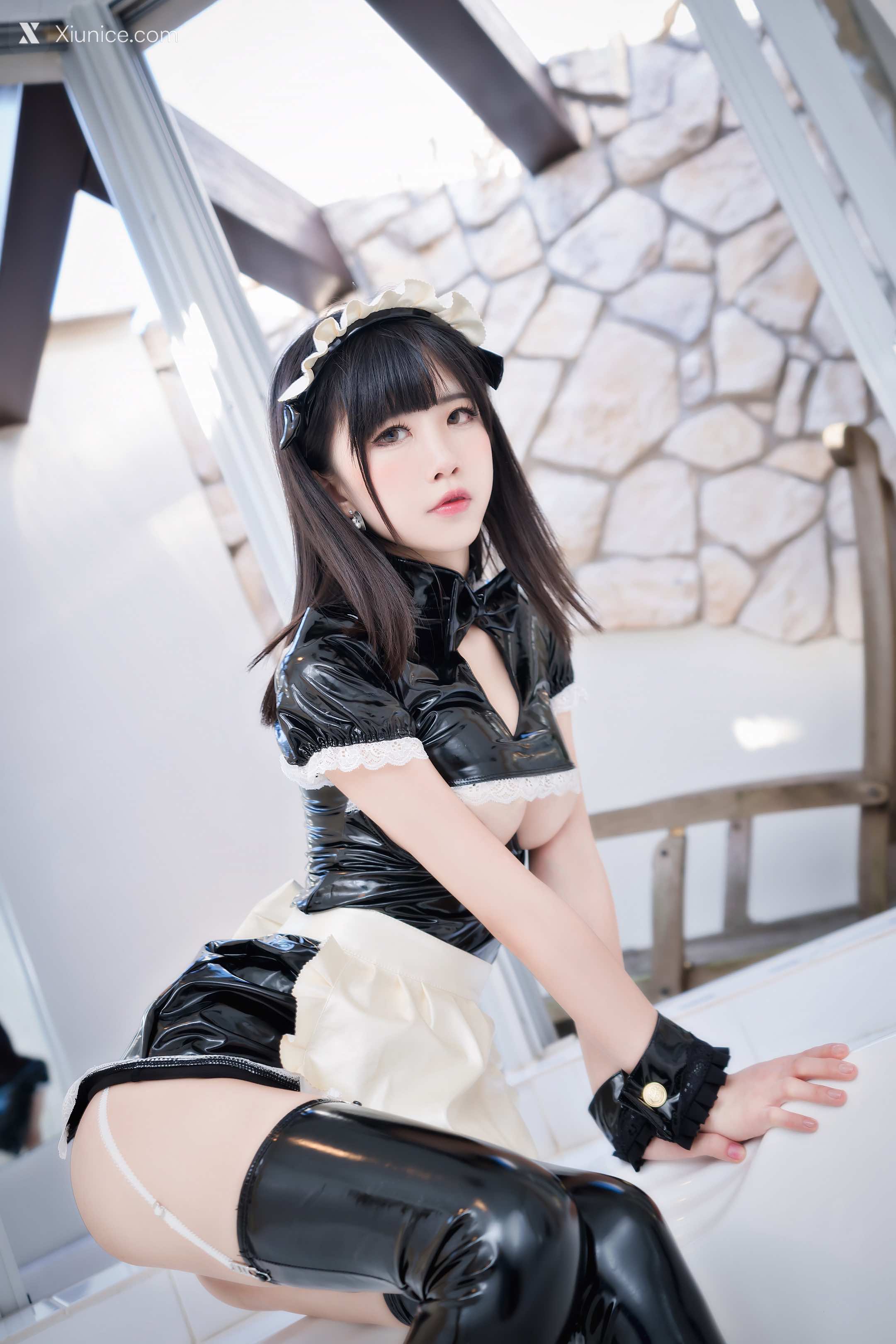 Coser@水淼Aqua – Vol.048 漆皮女仆 第11张
