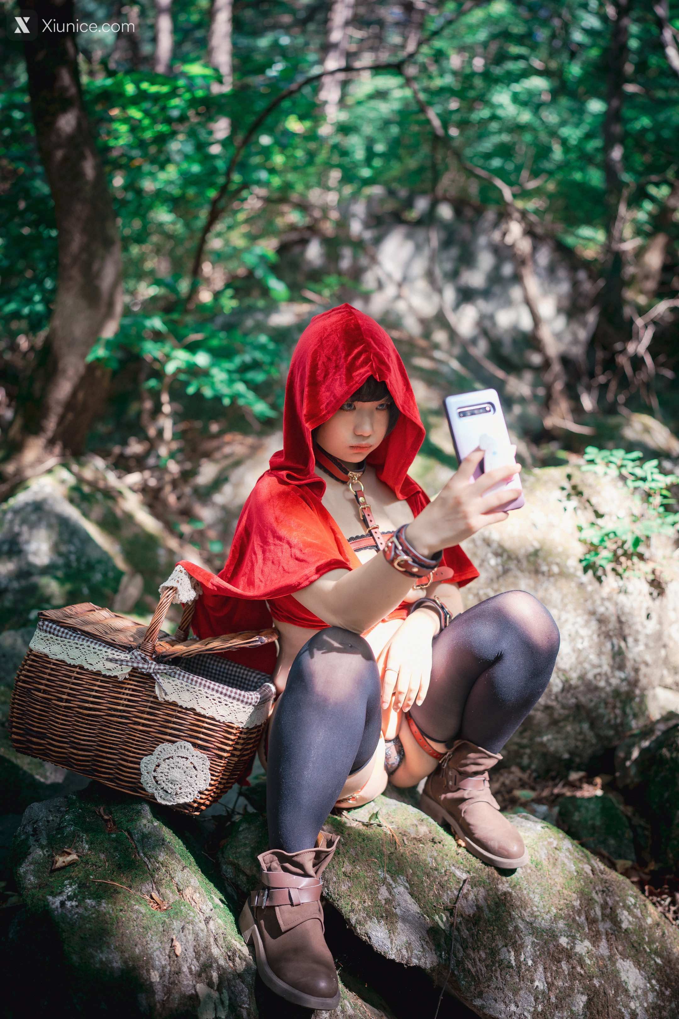 DJAWA Photo – Mimmi (밈미) – Naughty Red Hiring Hood 第44张