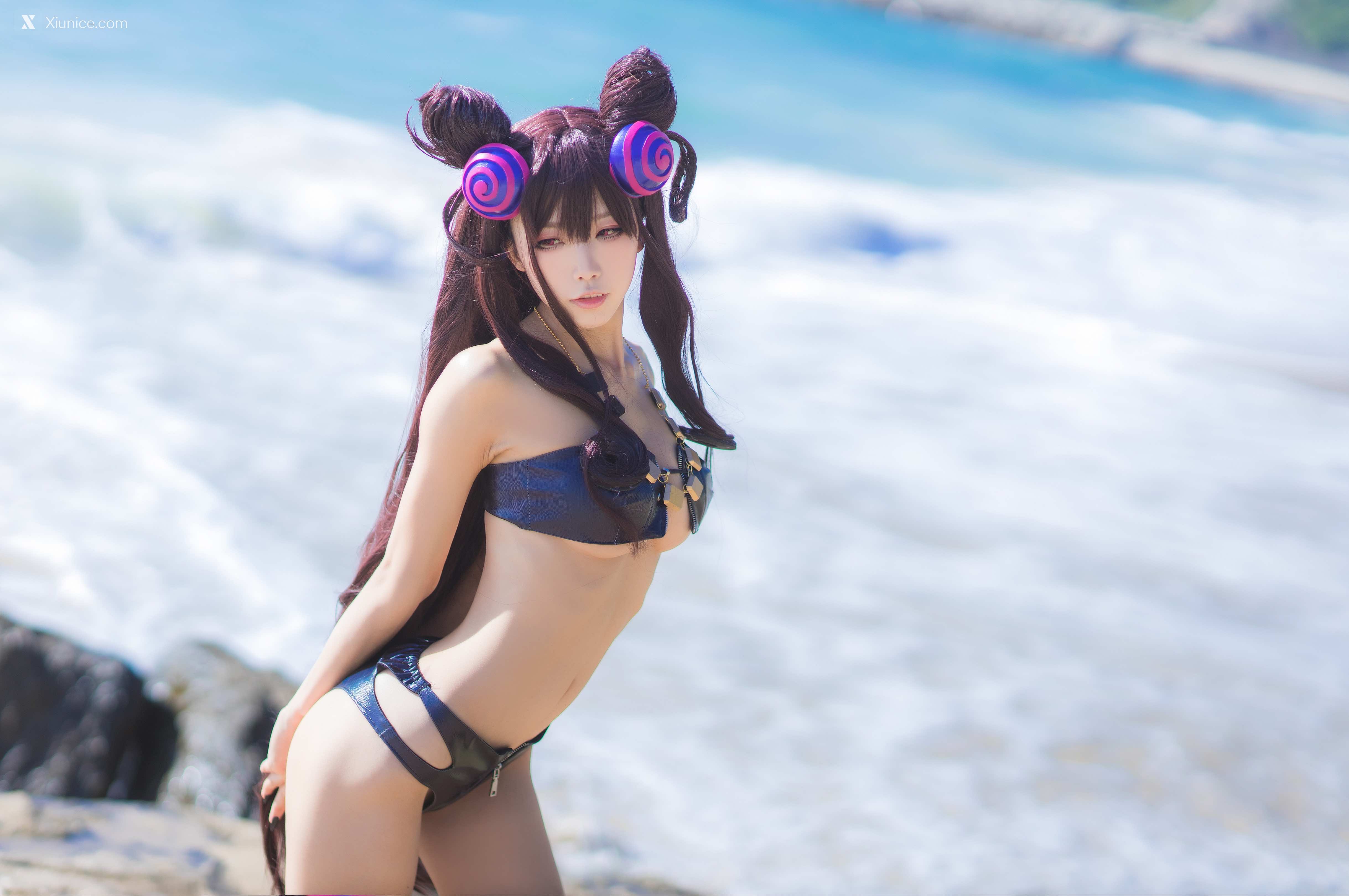Coser@水淼Aqua – Vol.051 紫式部水着Ver 第21张