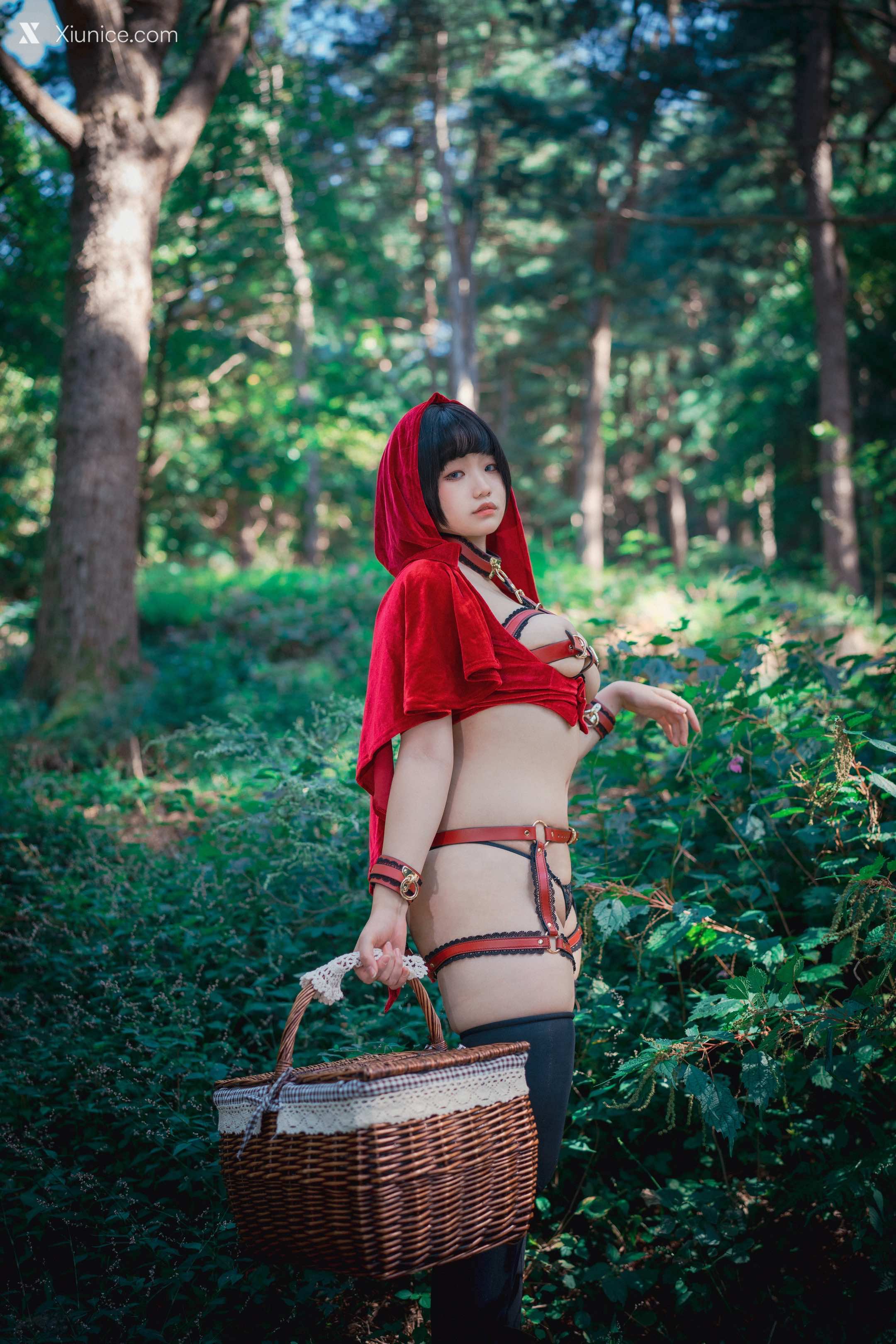 DJAWA Photo – Mimmi (밈미) – Naughty Red Hiring Hood 第3张