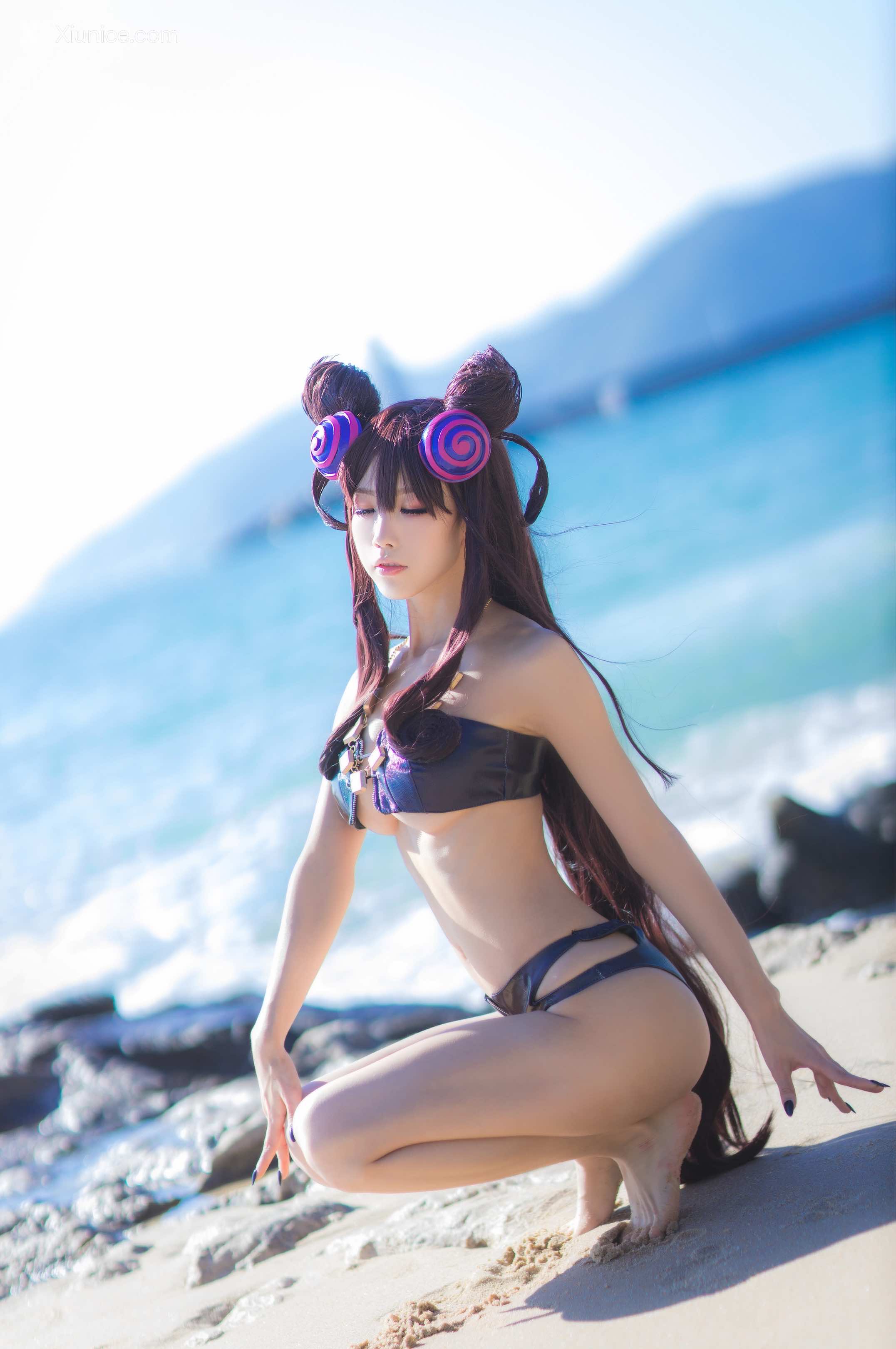 Coser@水淼Aqua – Vol.051 紫式部水着Ver 第19张