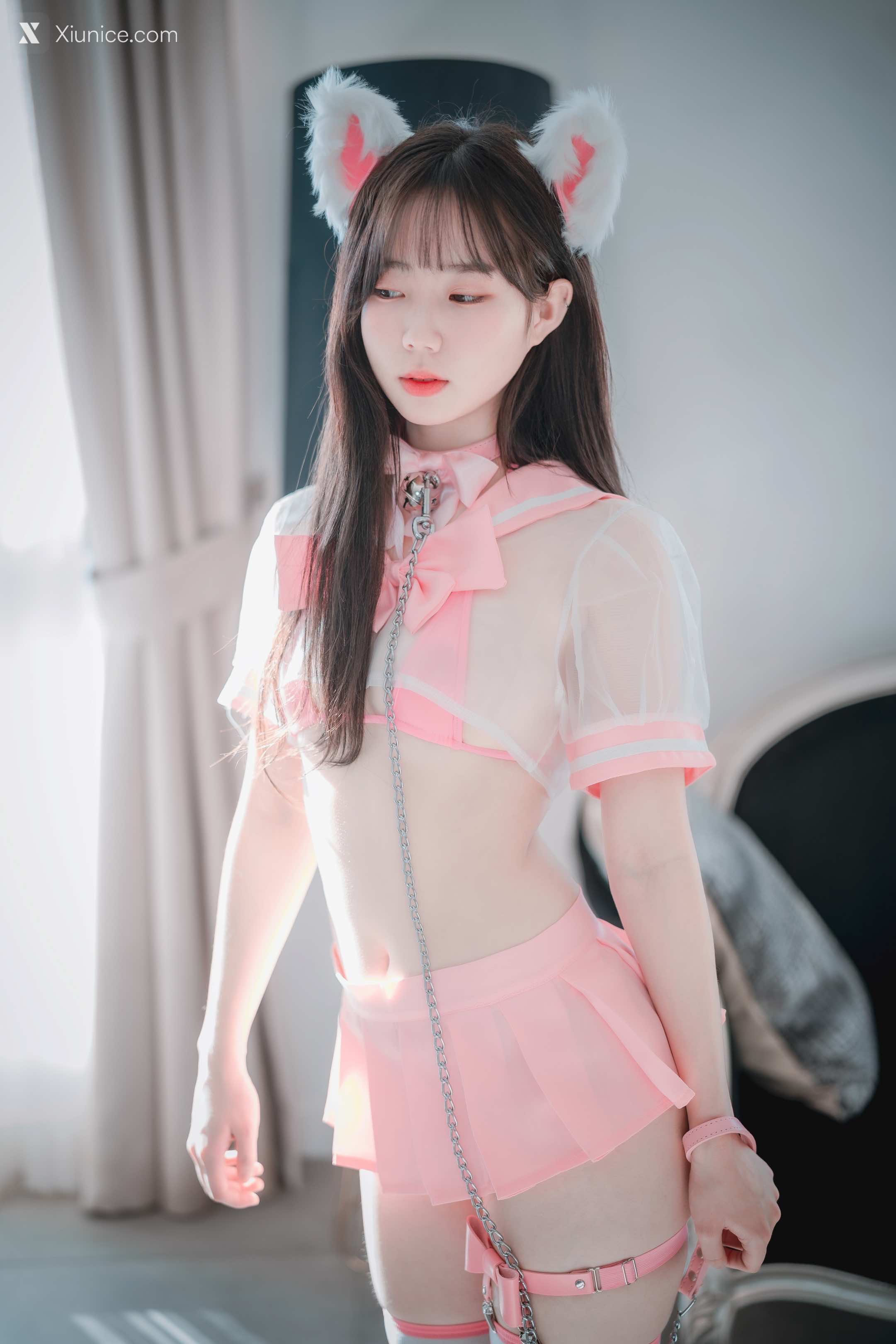 DJAWA Photo – Myu_a_ (뮤아) – Catgirl in Pink 第3张