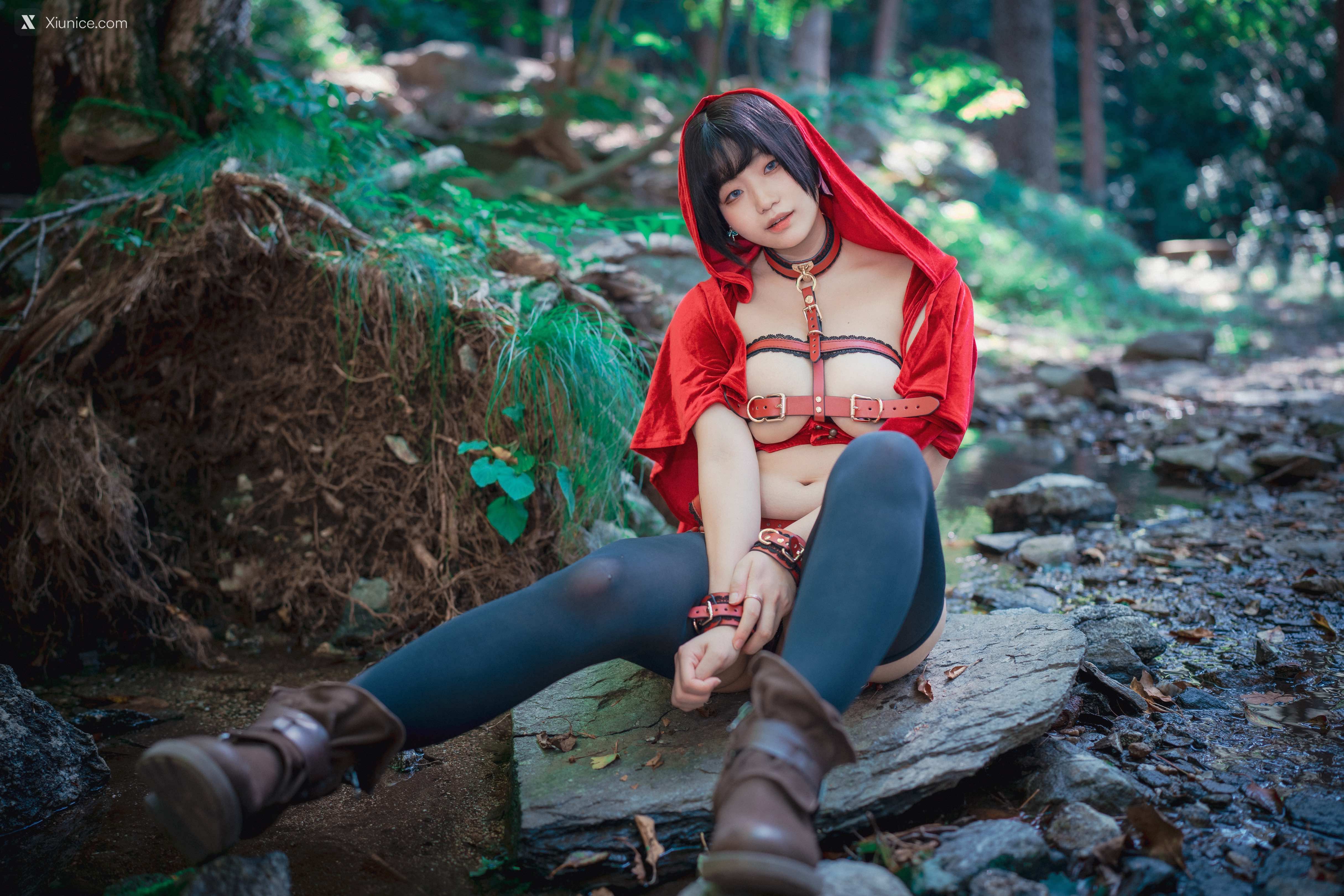 DJAWA Photo – Mimmi (밈미) – Naughty Red Hiring Hood 第55张