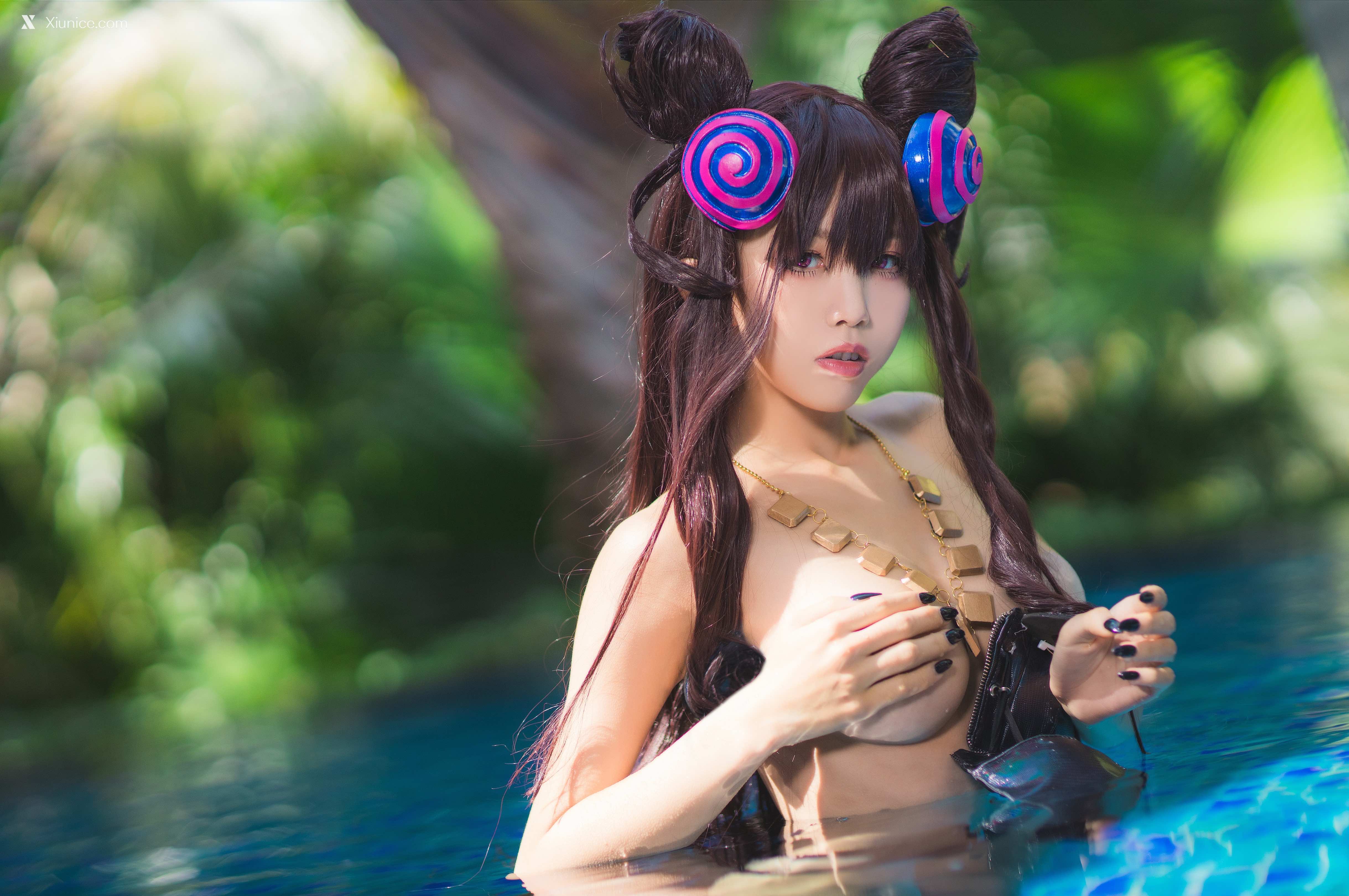 Coser@水淼Aqua – Vol.051 紫式部水着Ver 第38张