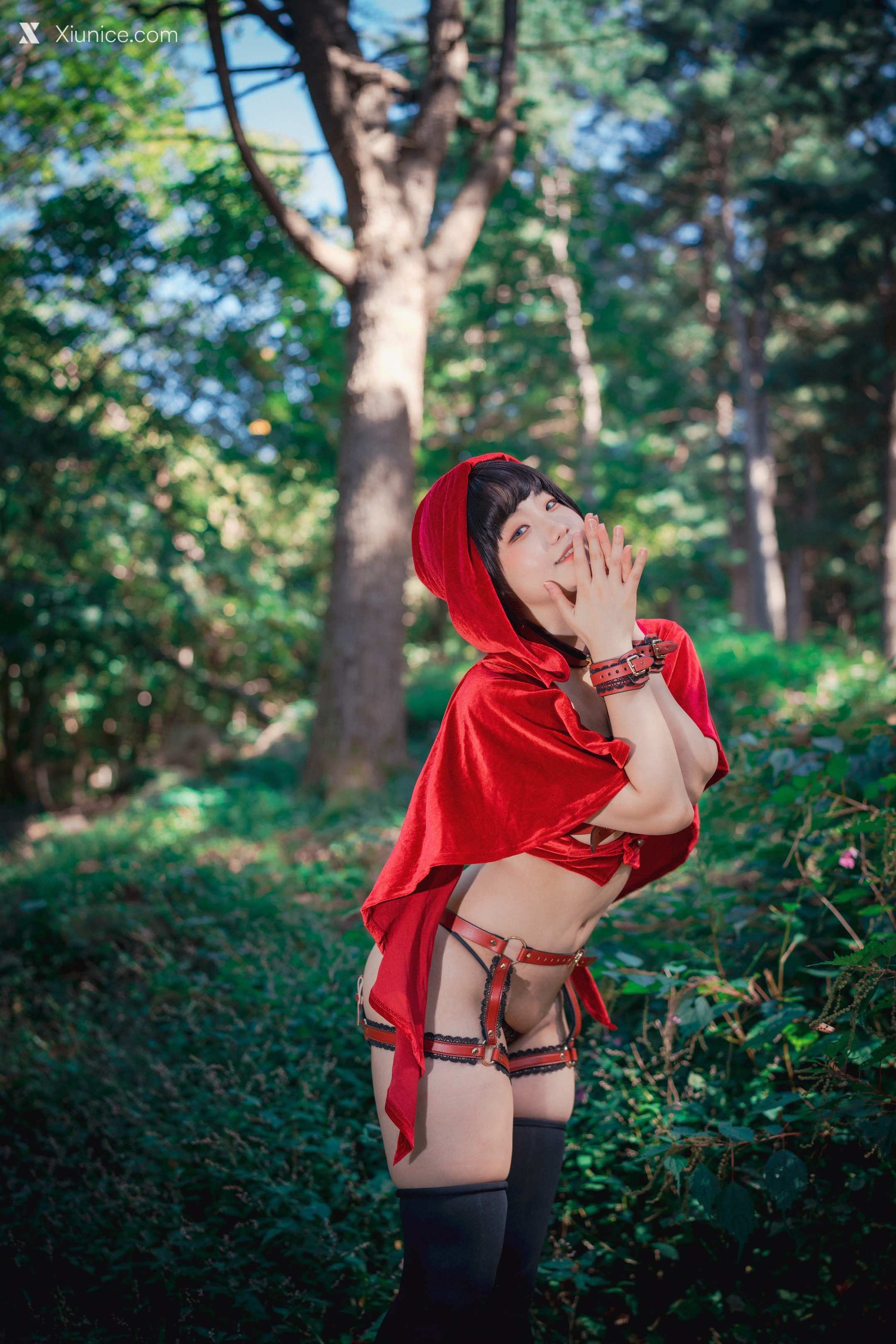 DJAWA Photo – Mimmi (밈미) – Naughty Red Hiring Hood 第16张