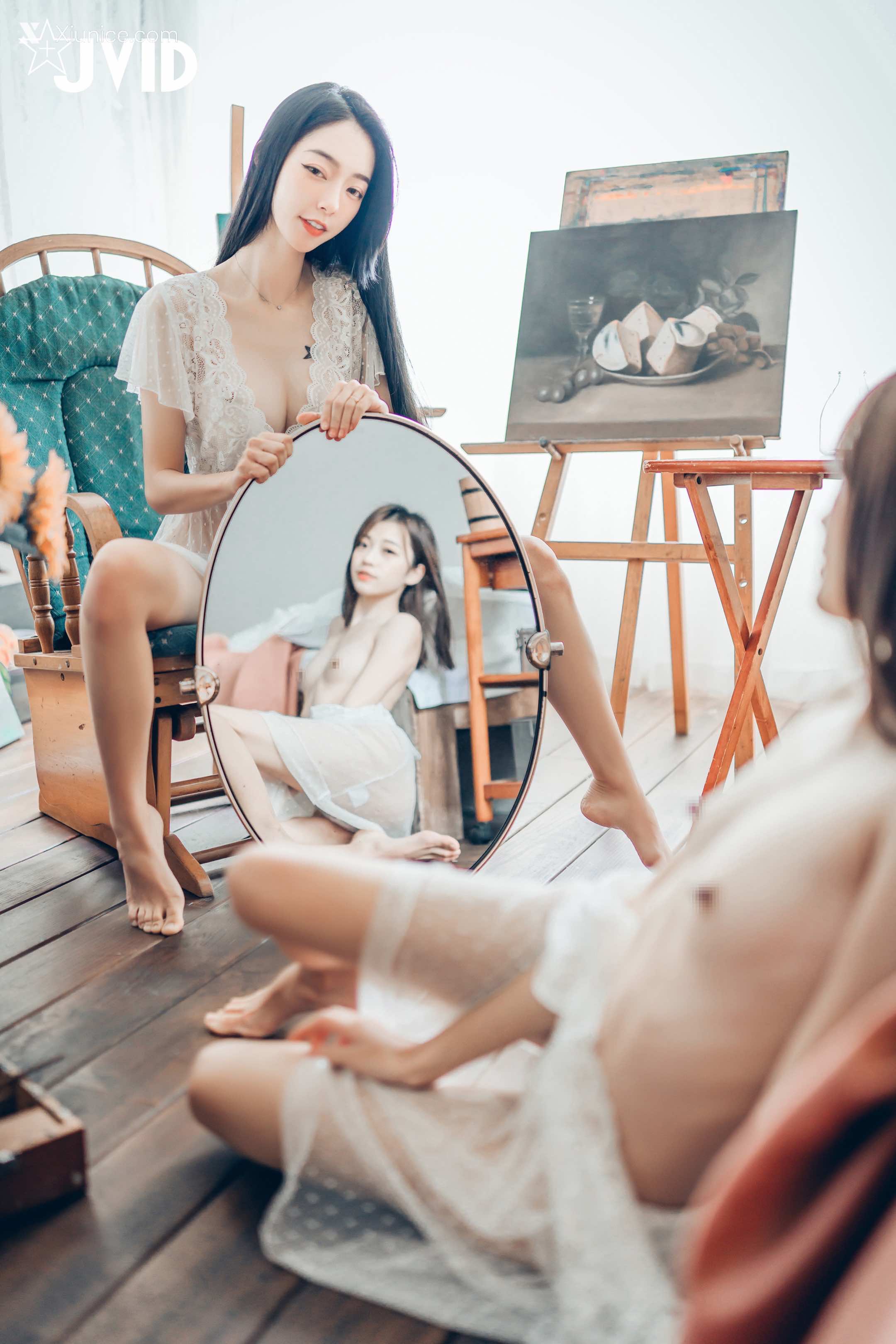 JVID – 妍妍 Angel & 飘飘 – 百合花神の美少女-最色色嘗試-辰辰特別客串！色色最大突破 第39张