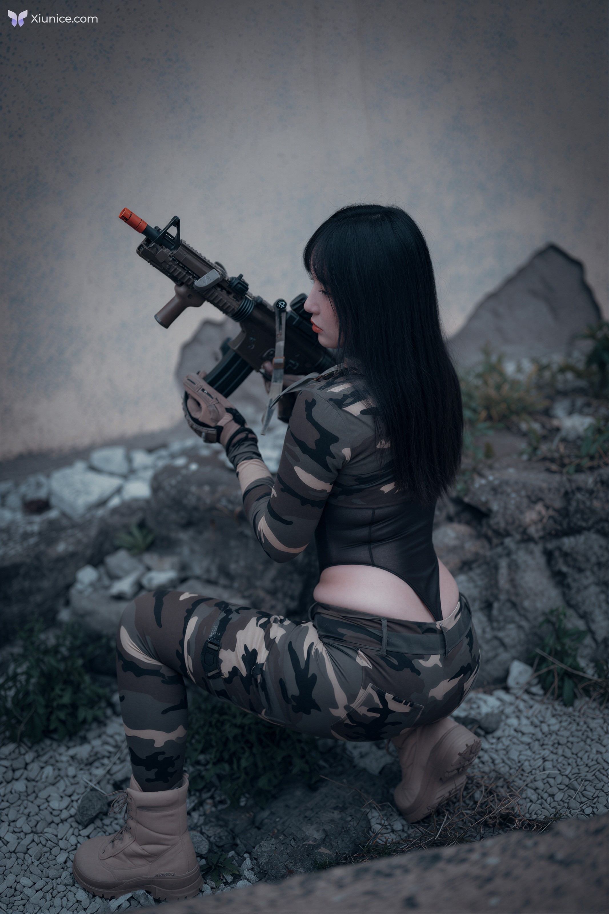 AI Refined DJAWA Photo – Pia 피아- Loose and Tight Combat Green Camo 第67张