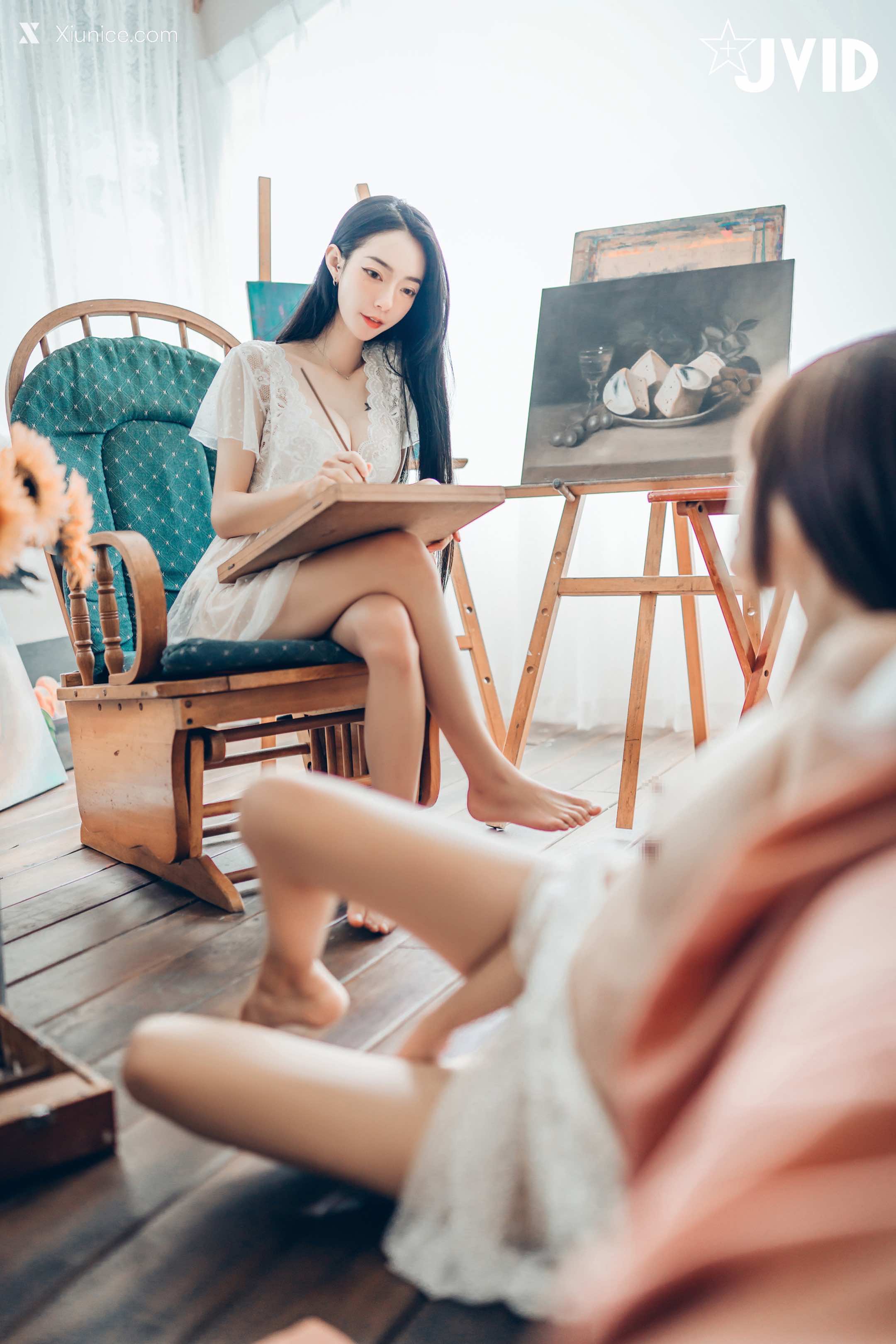 JVID – 妍妍 Angel & 飘飘 – 百合花神の美少女-最色色嘗試-辰辰特別客串！色色最大突破 第37张