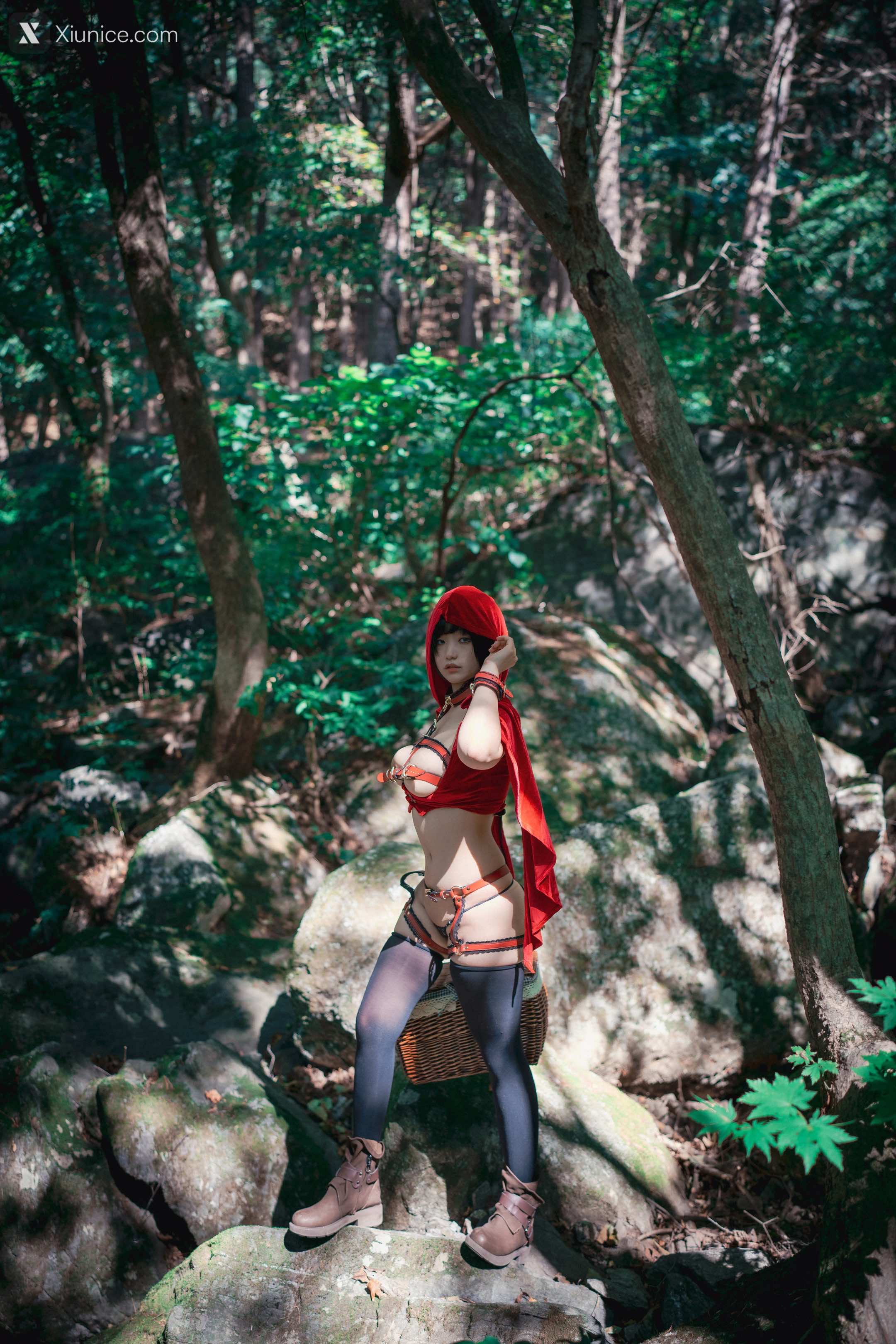 DJAWA Photo – Mimmi (밈미) – Naughty Red Hiring Hood 第37张