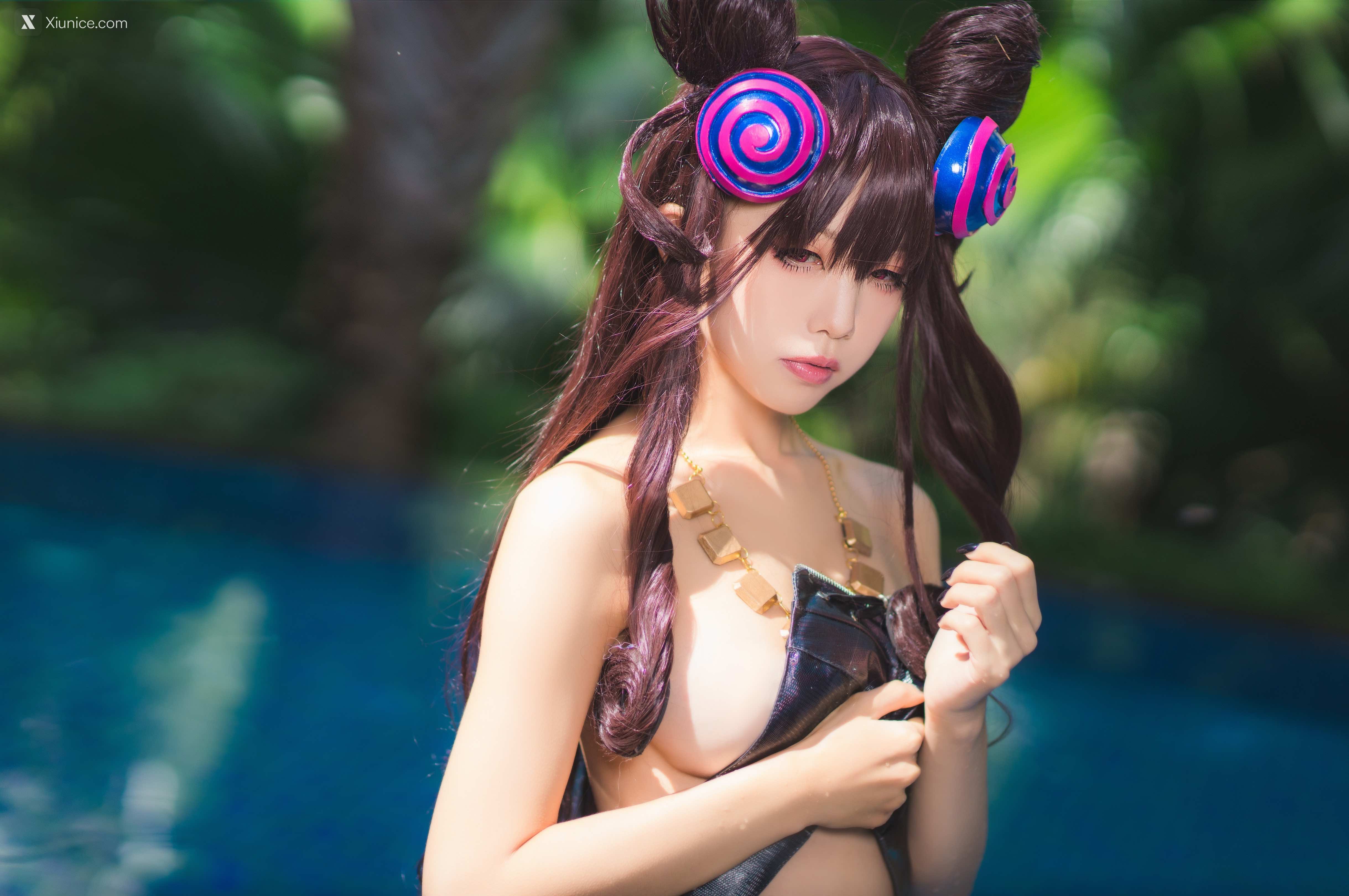 Coser@水淼Aqua – Vol.051 紫式部水着Ver 第5张