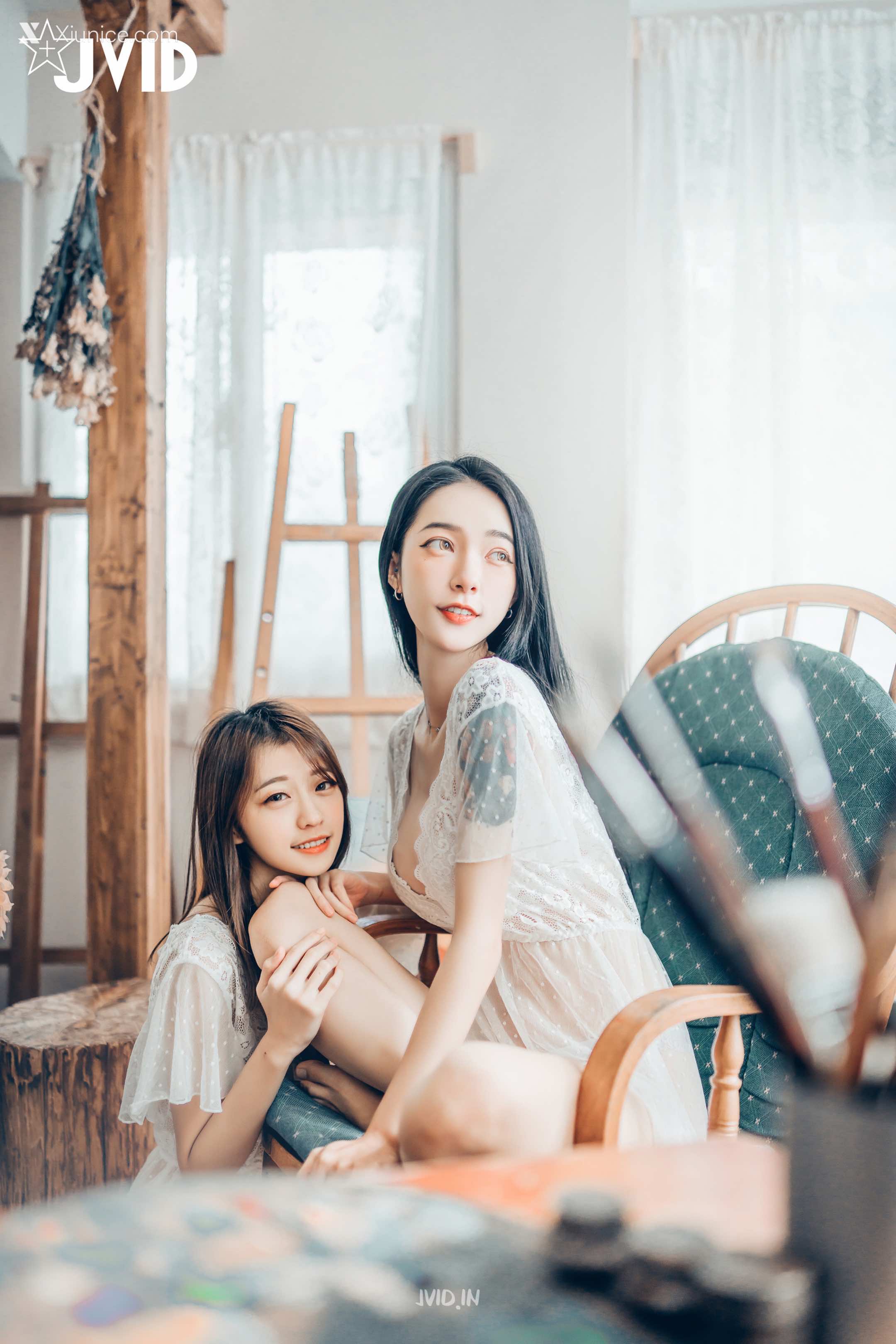 JVID – 妍妍 Angel & 飘飘 – 百合花神の美少女-最色色嘗試-辰辰特別客串！色色最大突破 第16张