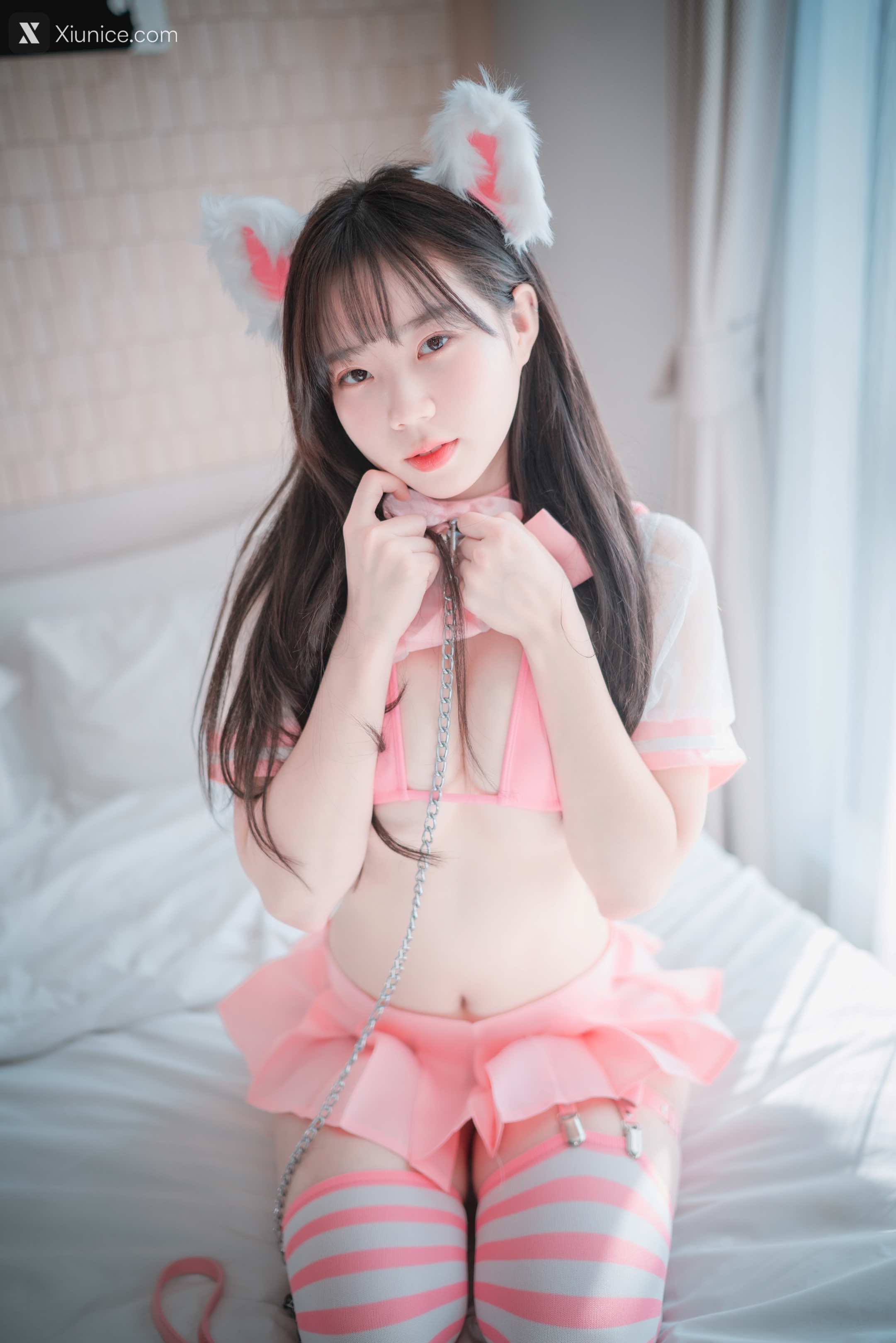 DJAWA Photo – Myu_a_ (뮤아) – Catgirl in Pink 第28张