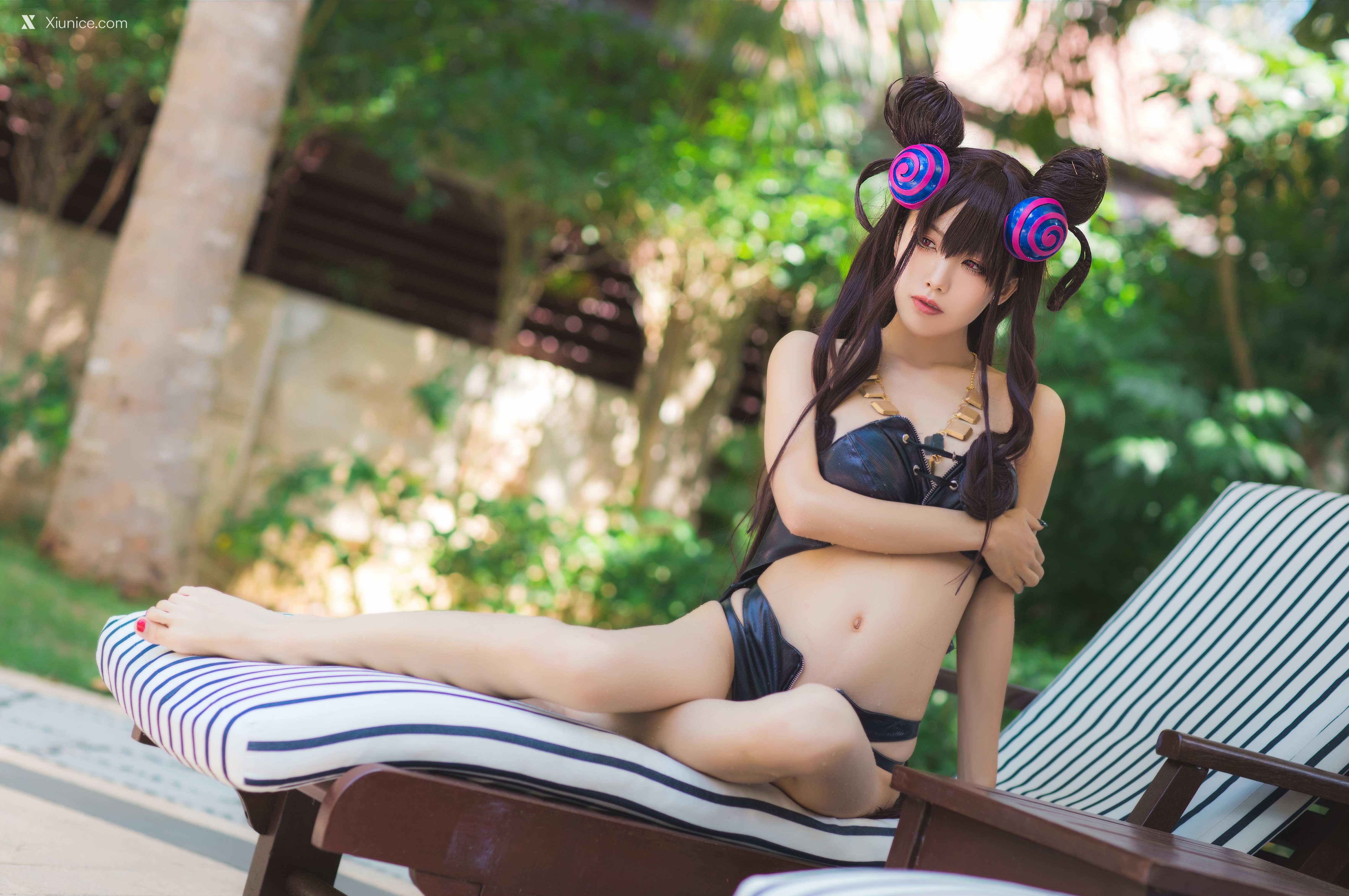 Coser@水淼Aqua – Vol.051 紫式部水着Ver 第41张