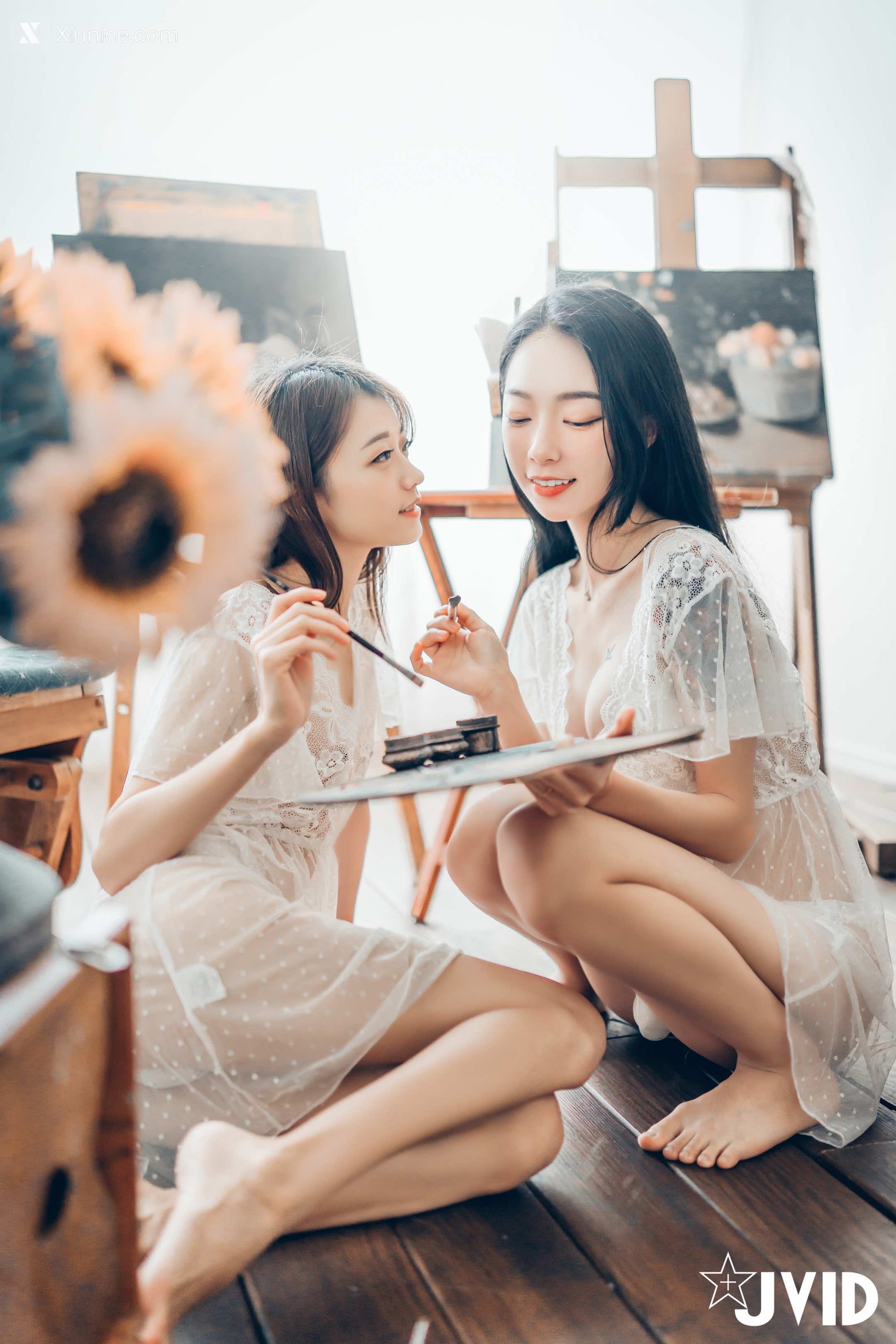 JVID – 妍妍 Angel & 飘飘 – 百合花神の美少女-最色色嘗試-辰辰特別客串！色色最大突破 第19张