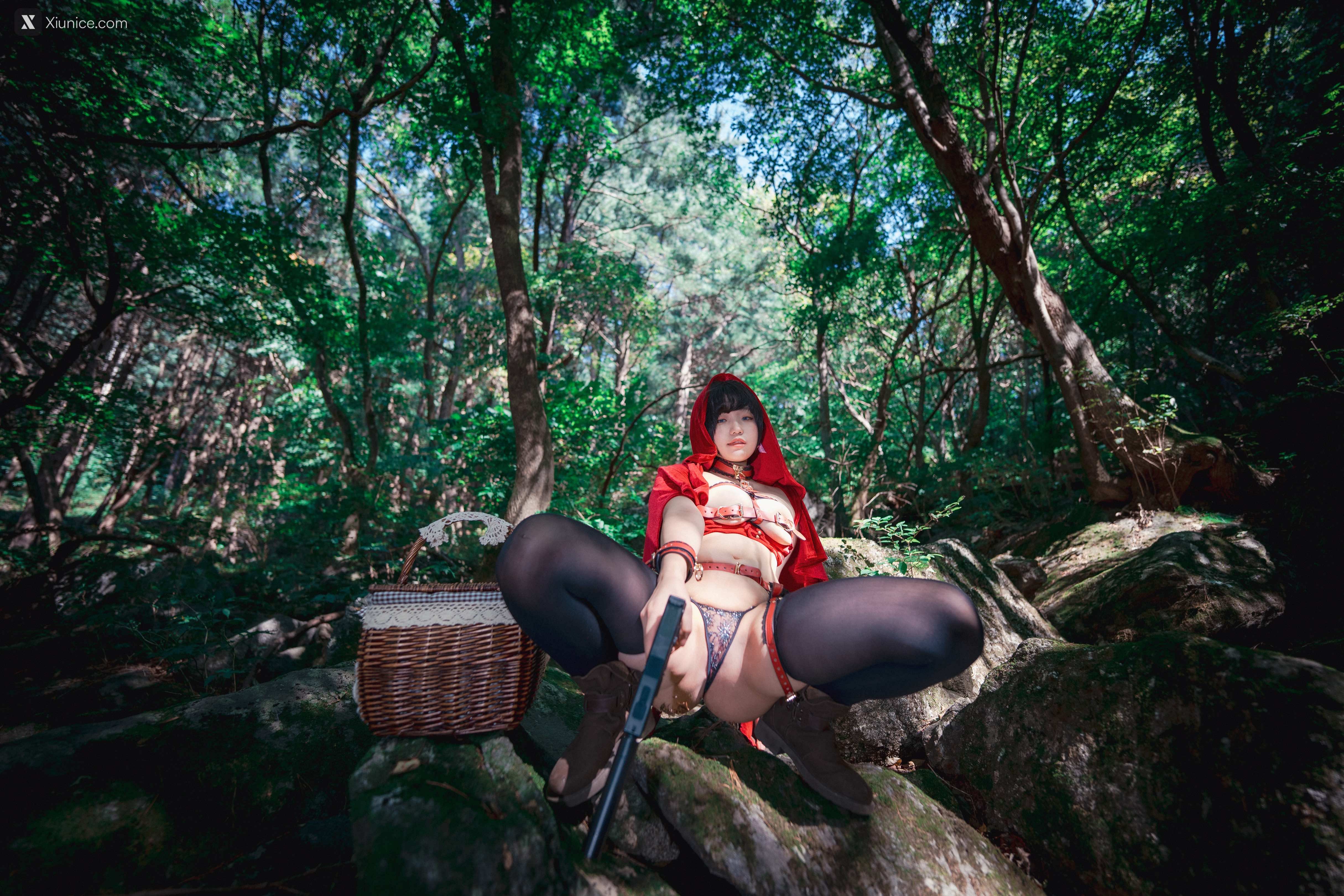 DJAWA Photo – Mimmi (밈미) – Naughty Red Hiring Hood 第50张