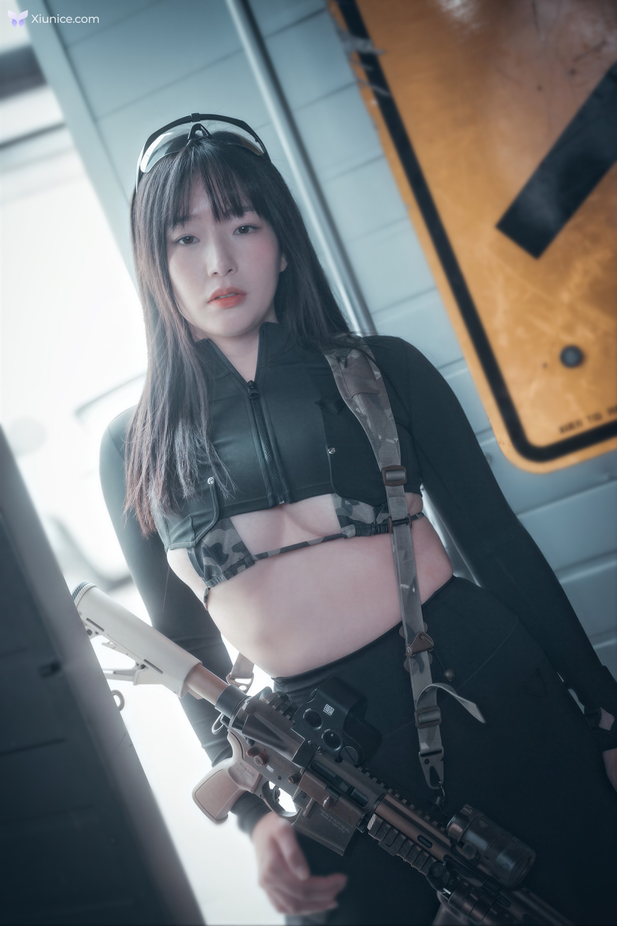 AI Refined DJAWA Photo – Pia 피아- Loose and Tight Combat Green Camo 第12张