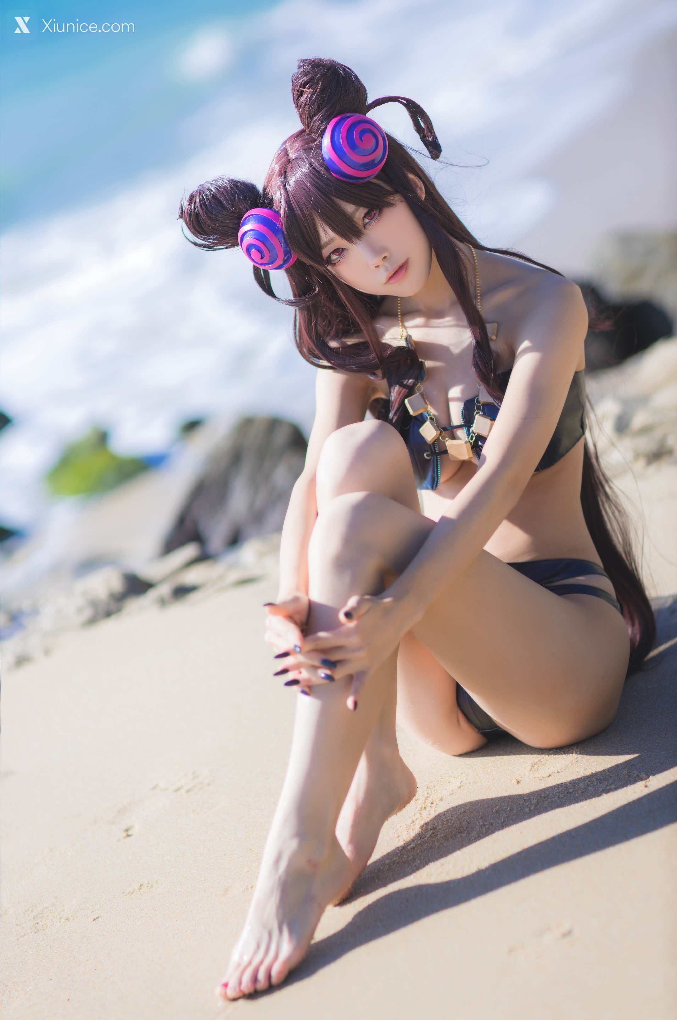 Coser@水淼Aqua – Vol.051 紫式部水着Ver 第16张