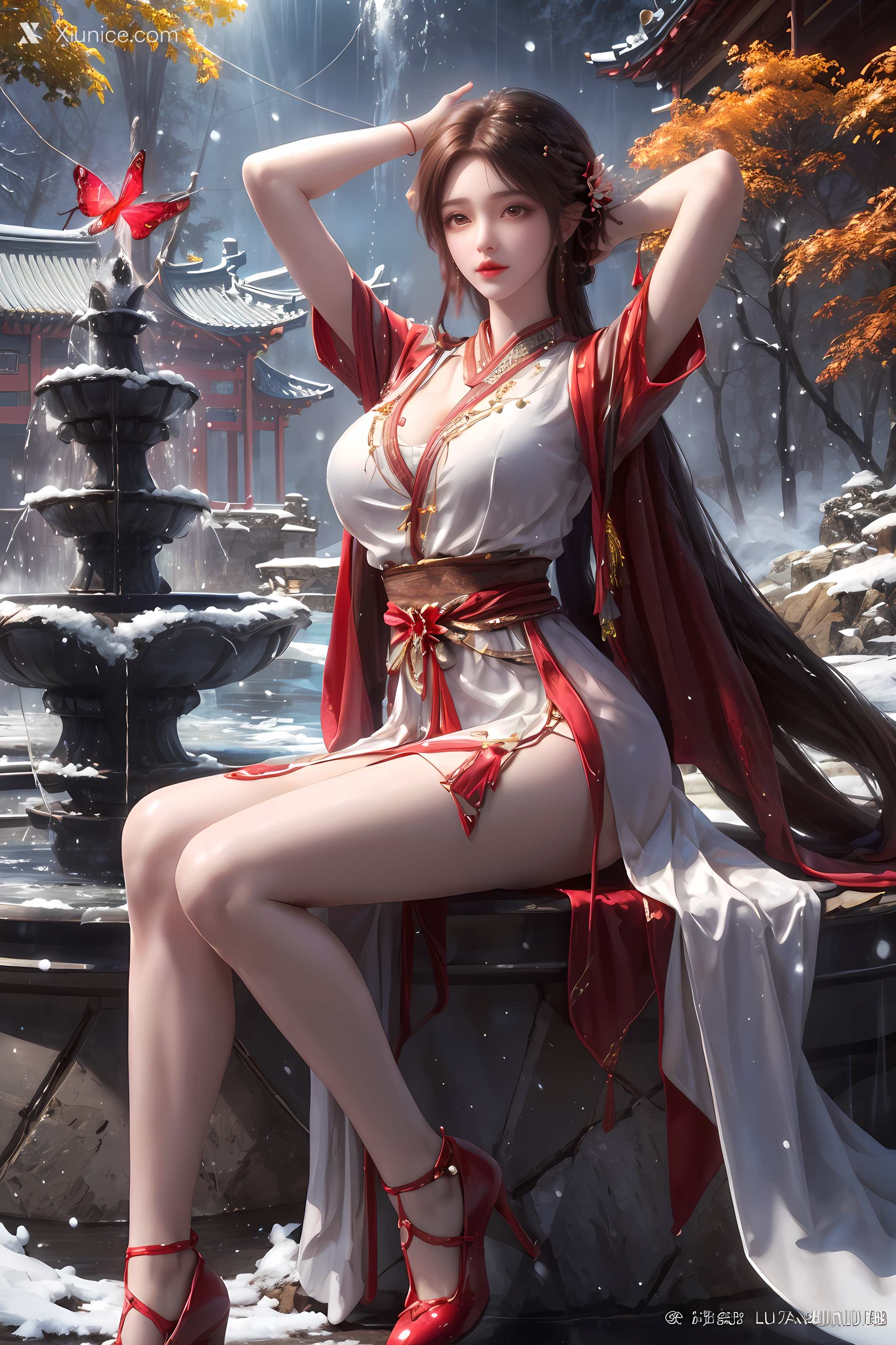 AI Girl – 完美世界-火灵儿 火桑女 第10张