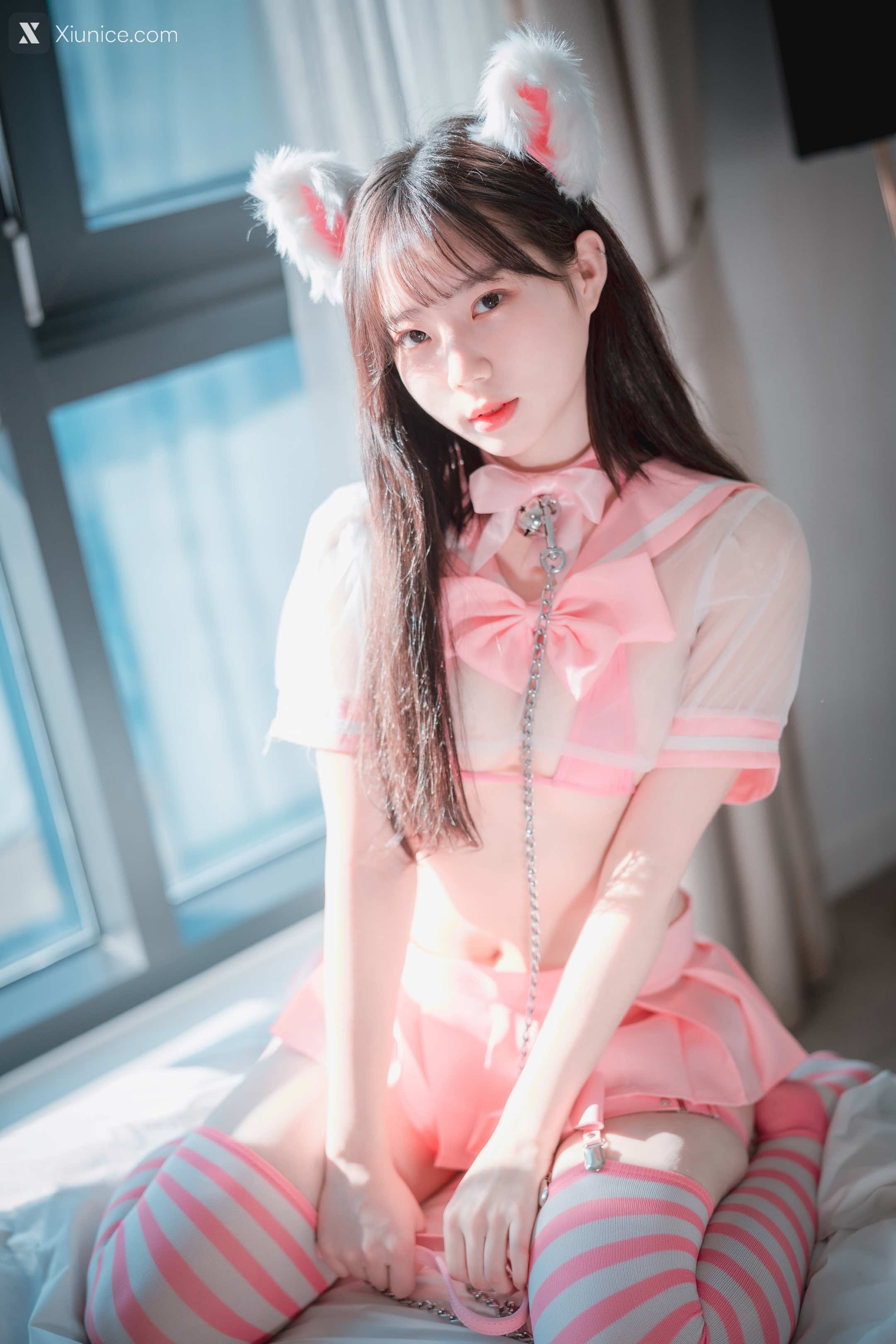 DJAWA Photo – Myu_a_ (뮤아) – Catgirl in Pink 第6张