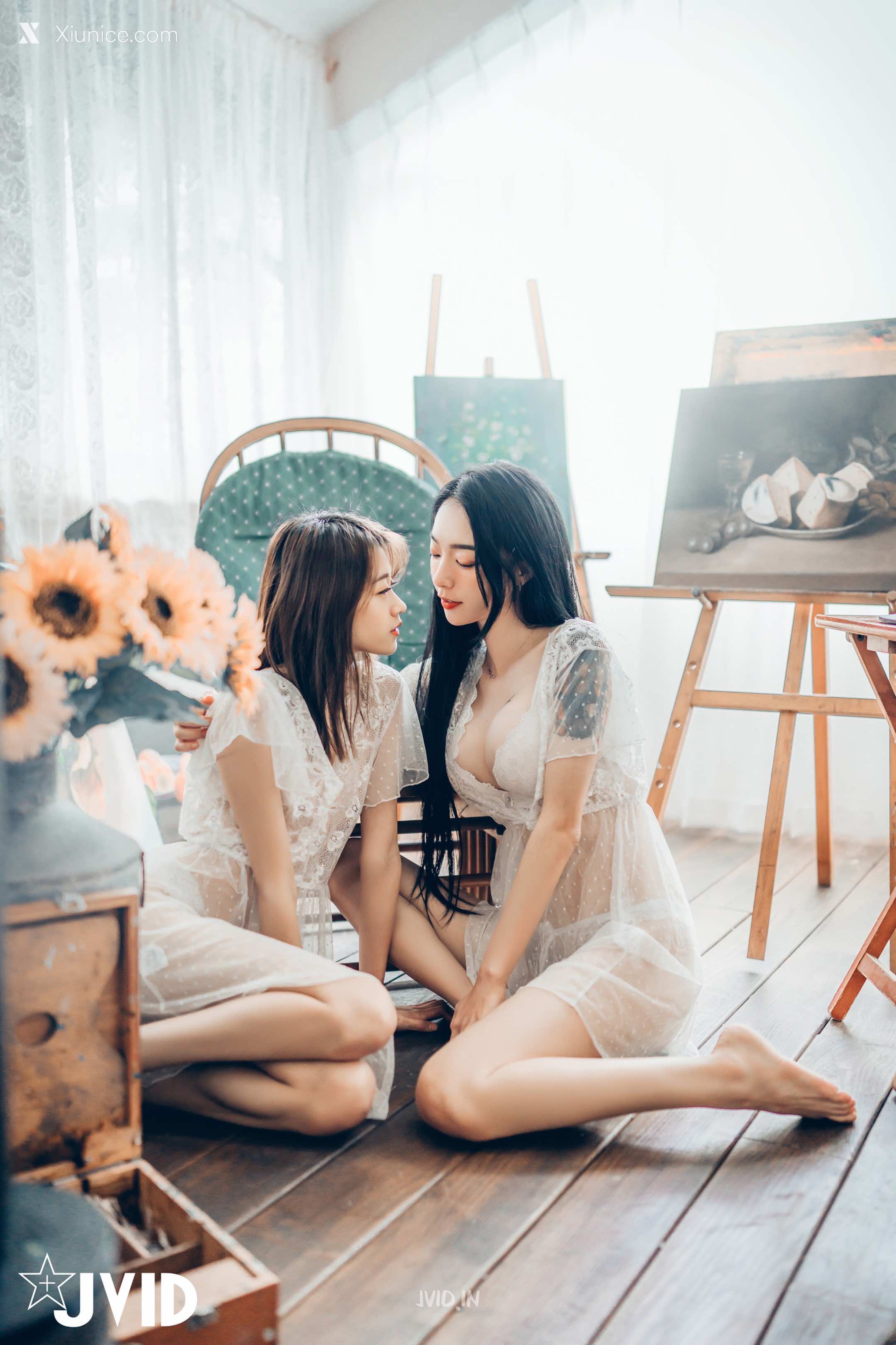 JVID – 妍妍 Angel & 飘飘 – 百合花神の美少女-最色色嘗試-辰辰特別客串！色色最大突破 第10张