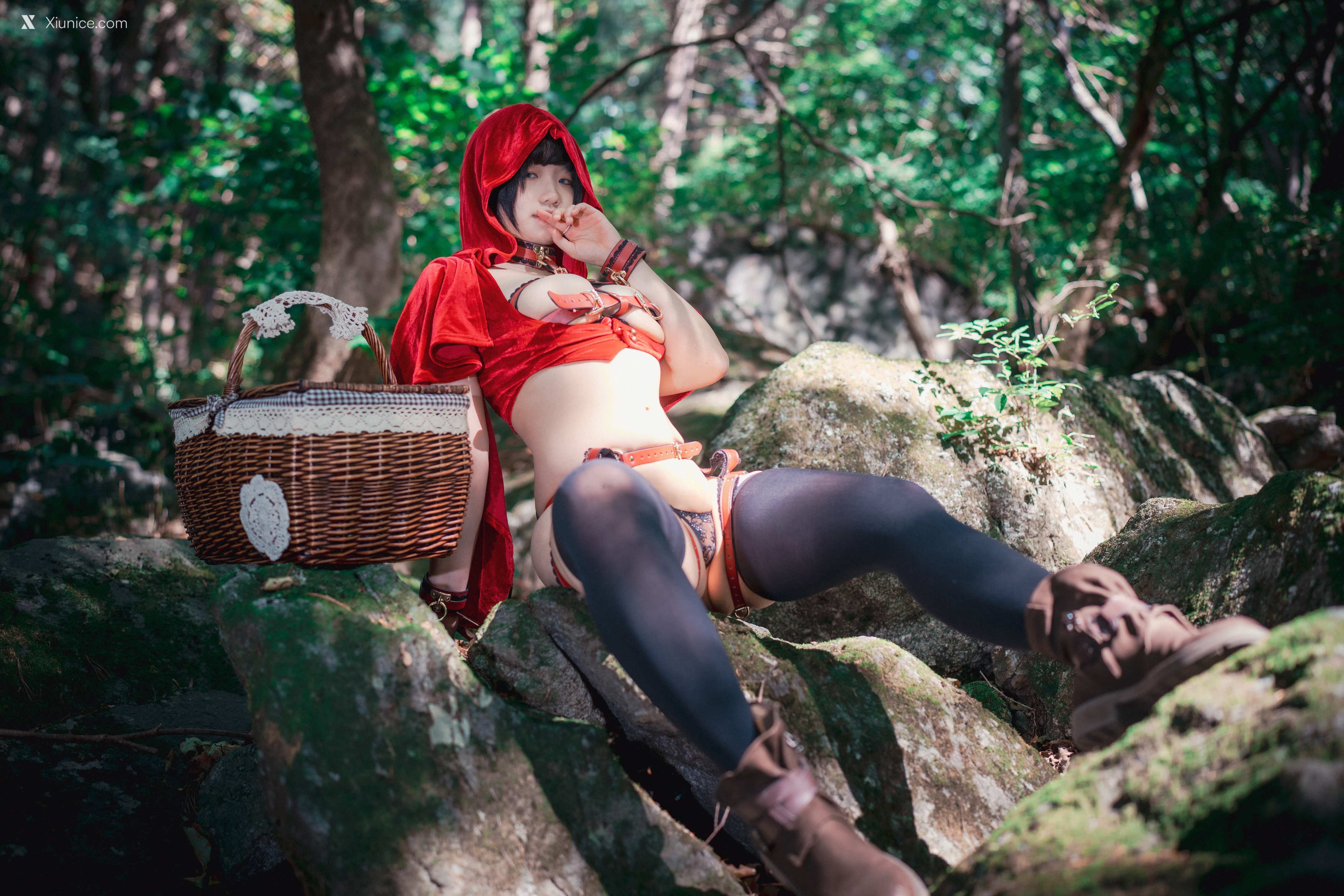 DJAWA Photo – Mimmi (밈미) – Naughty Red Hiring Hood 第46张