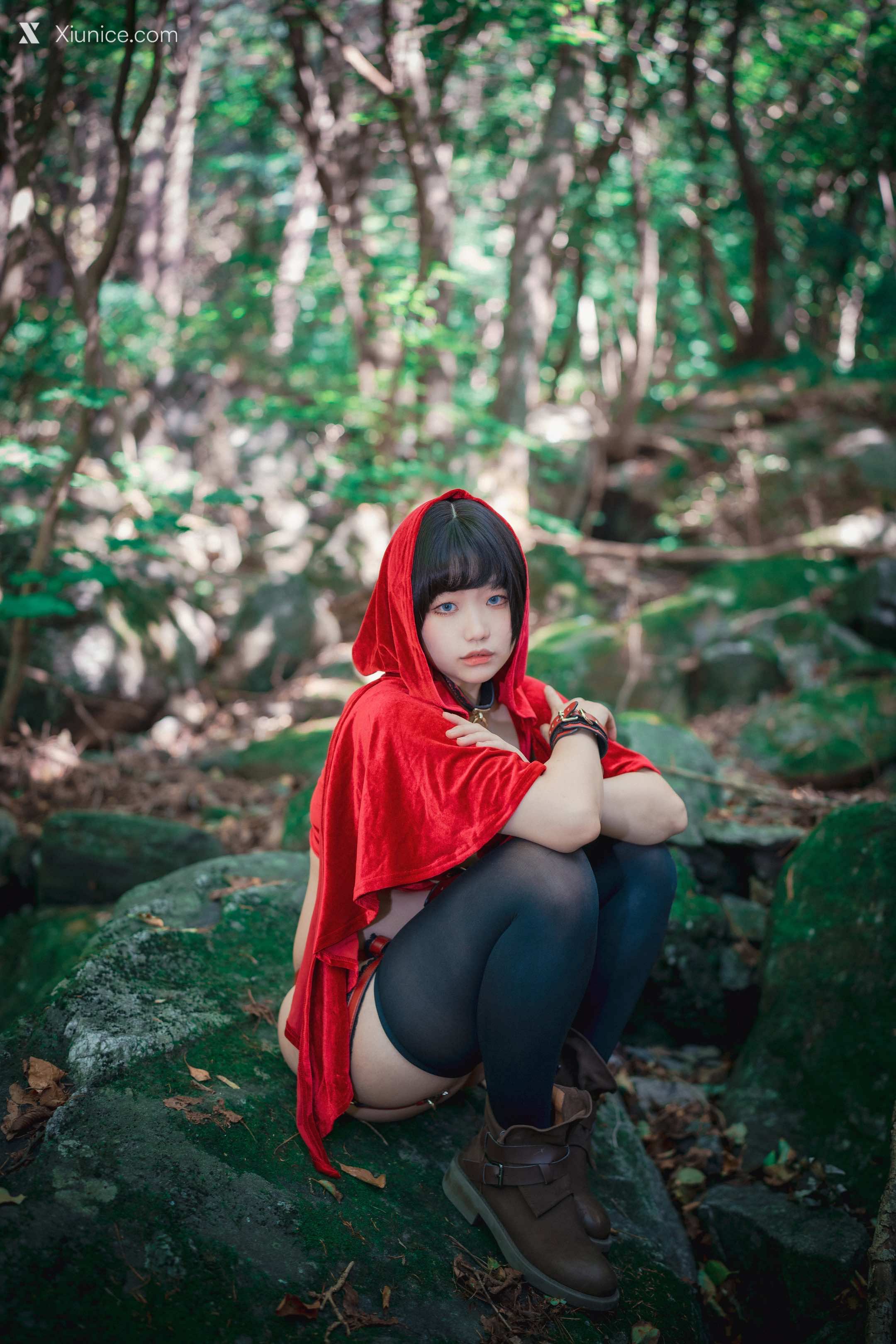 DJAWA Photo – Mimmi (밈미) – Naughty Red Hiring Hood 第28张