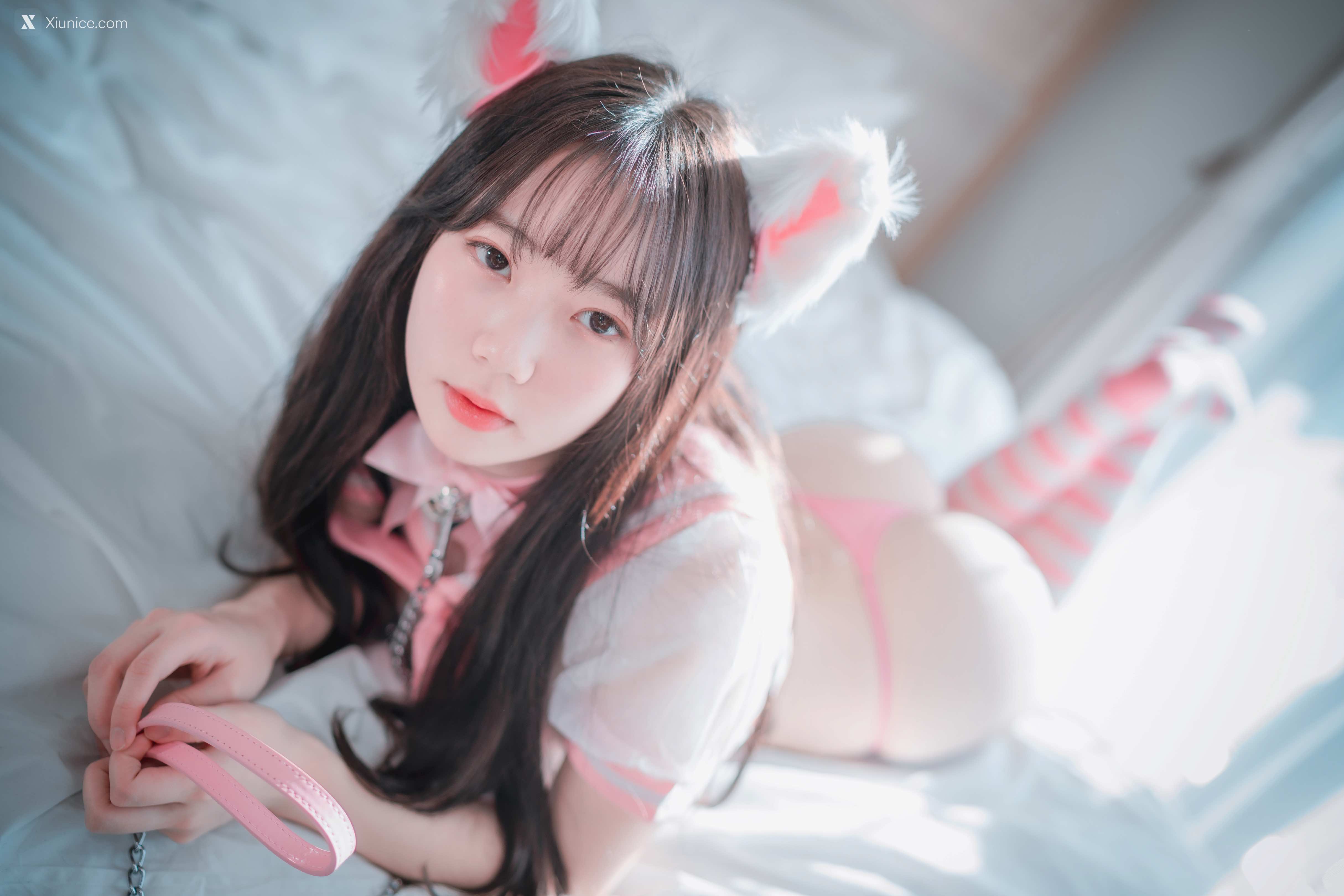 DJAWA Photo – Myu_a_ (뮤아) – Catgirl in Pink 第49张
