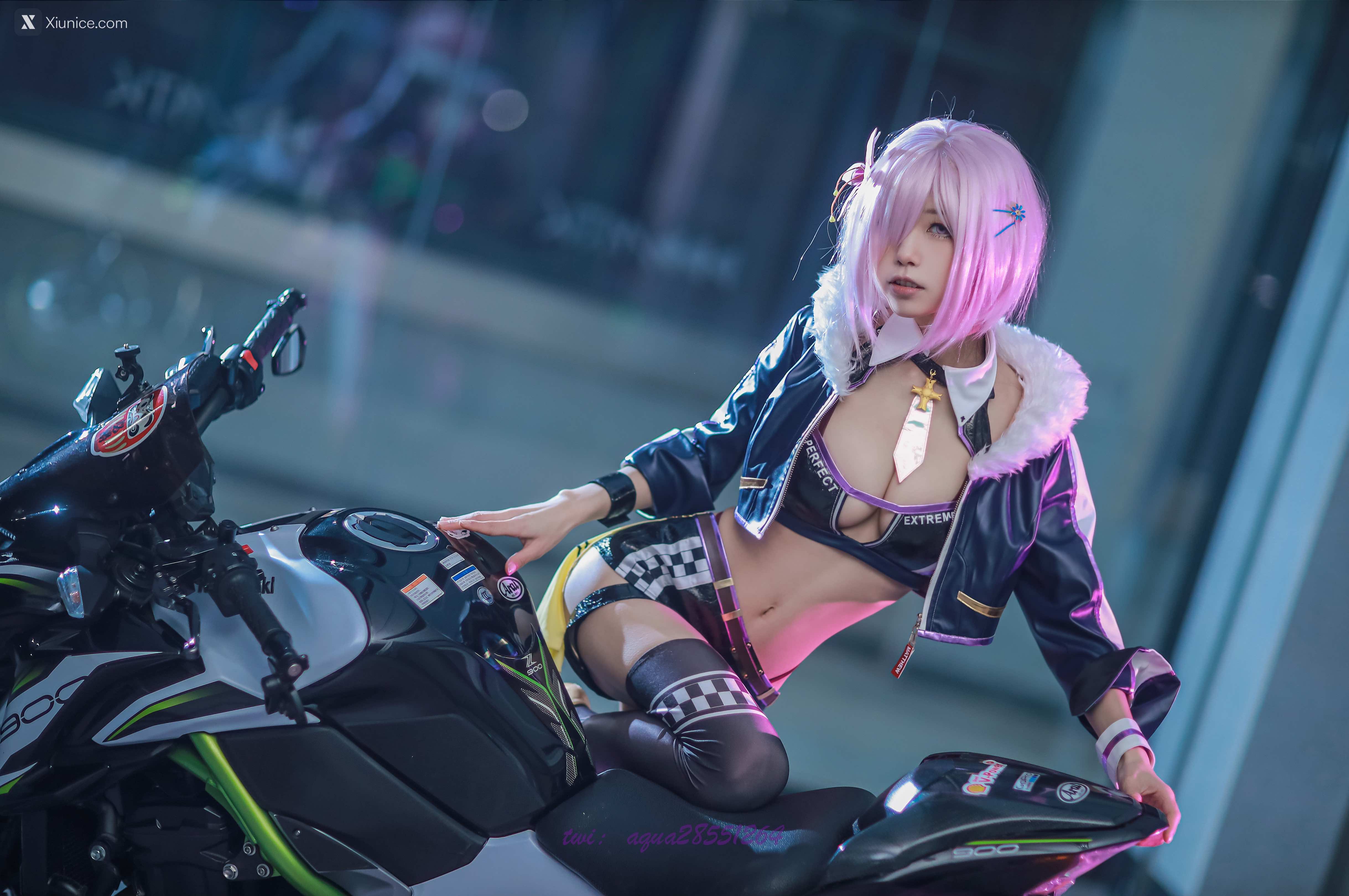 Coser@水淼Aqua – Vol.104 玛修 同人机车装 第32张