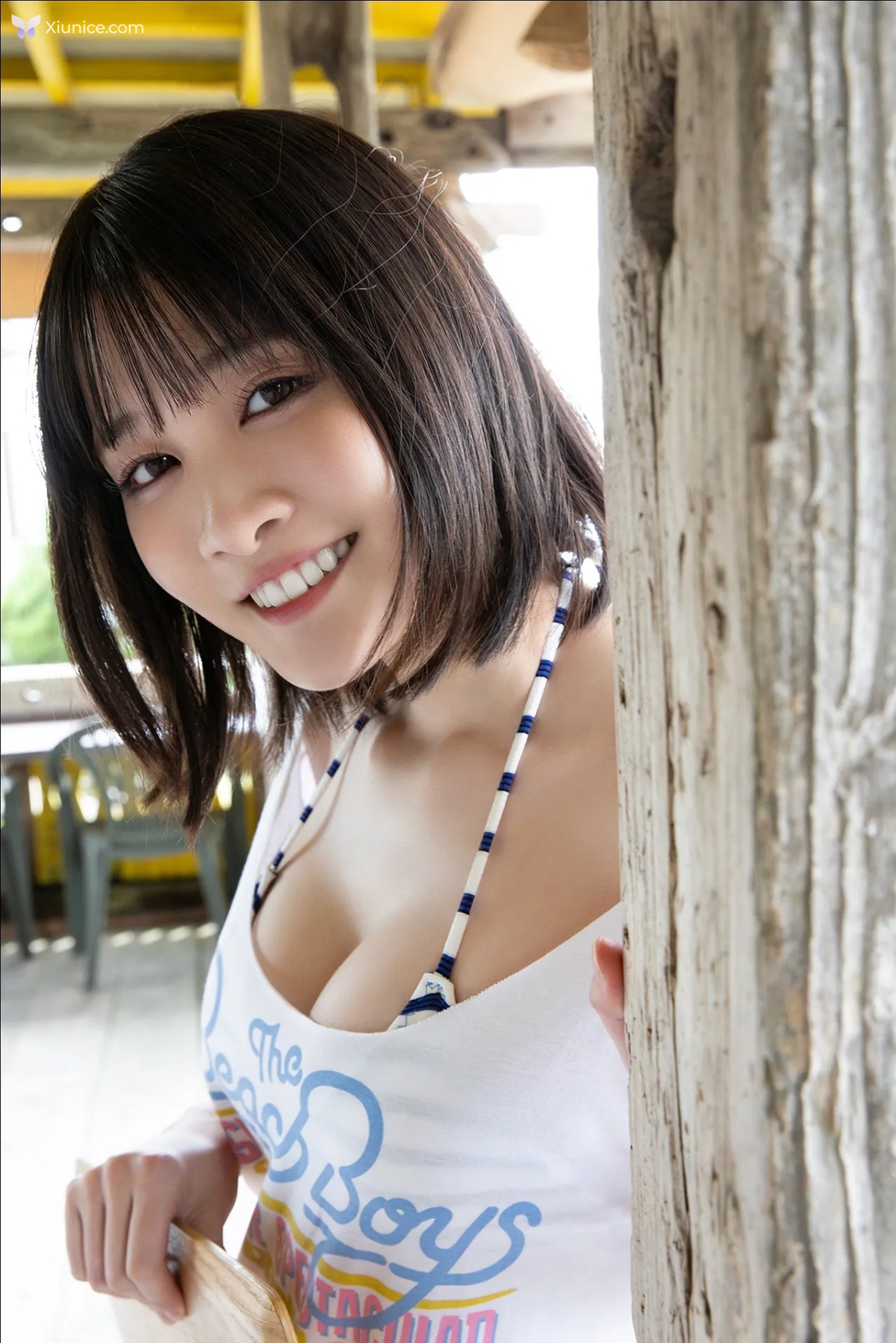 五十嵐早香 – FRIDAYテシタル写真集 ＦカッフあるんてすッVol.1 海の家の可愛すきるアルハイト編 第6张
