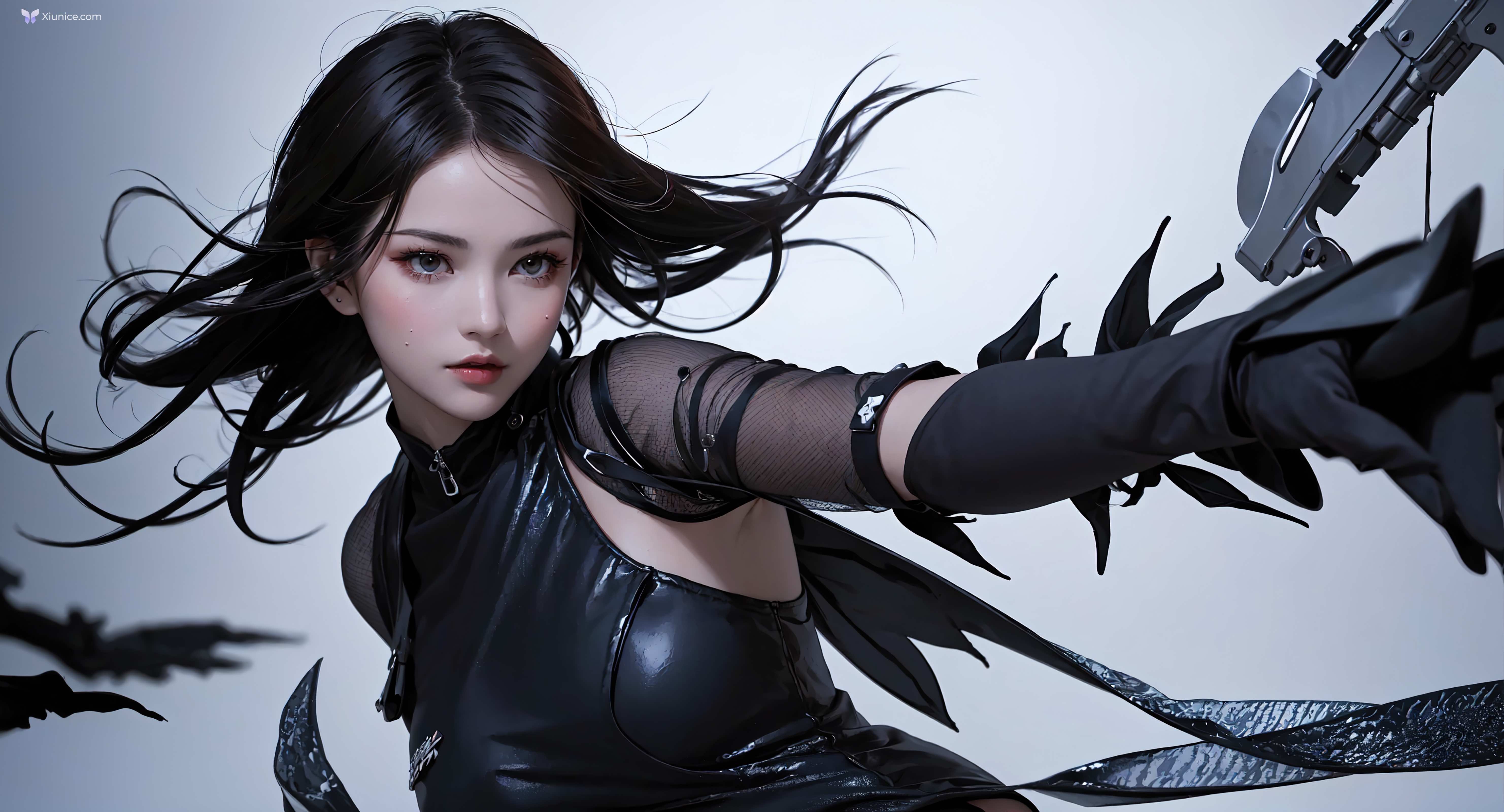 AI Girl 赛博少女墨迹 第127张
