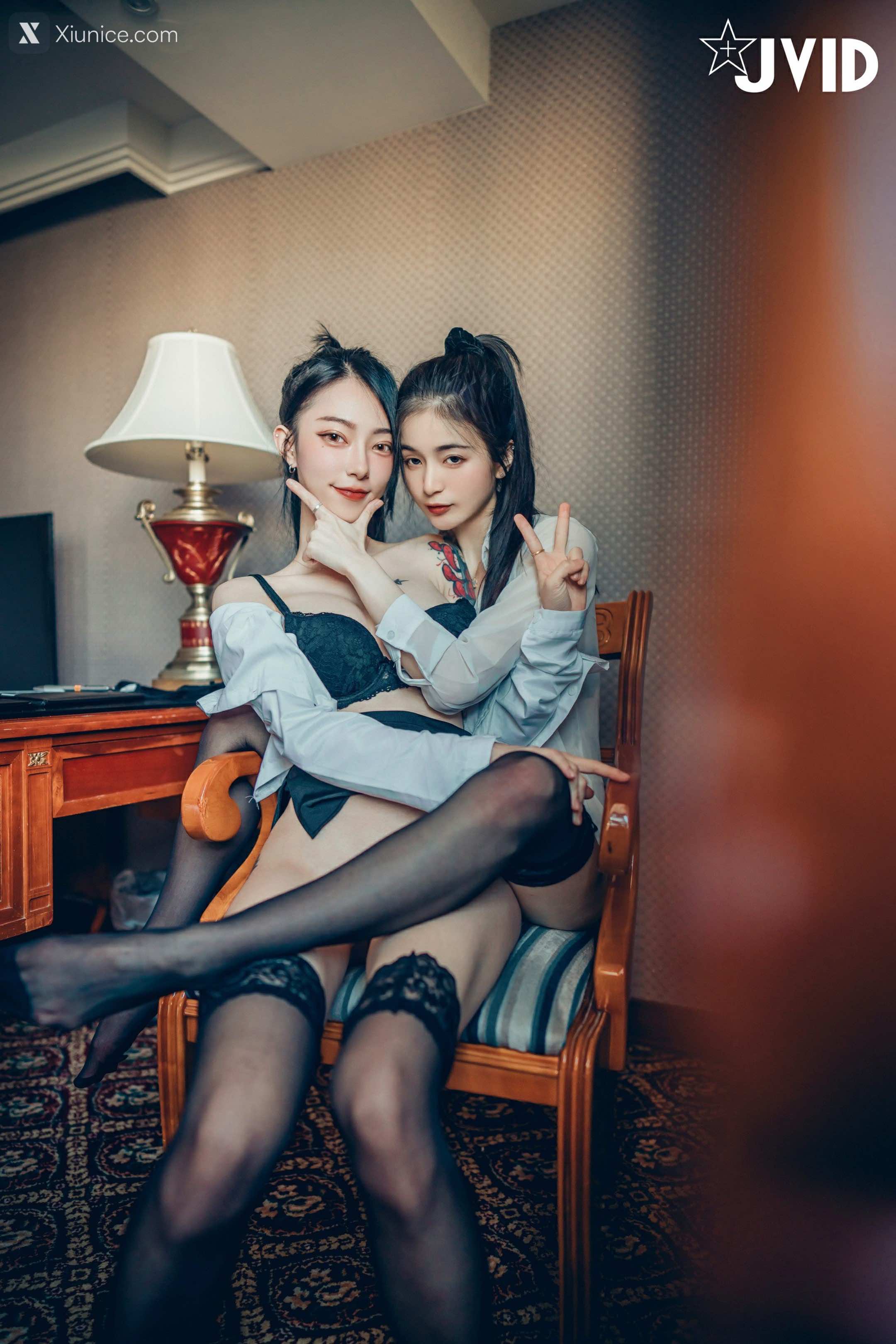 JVID – 飘&辰辰 – 磨豆腐口交愛撫騎乘 第170张