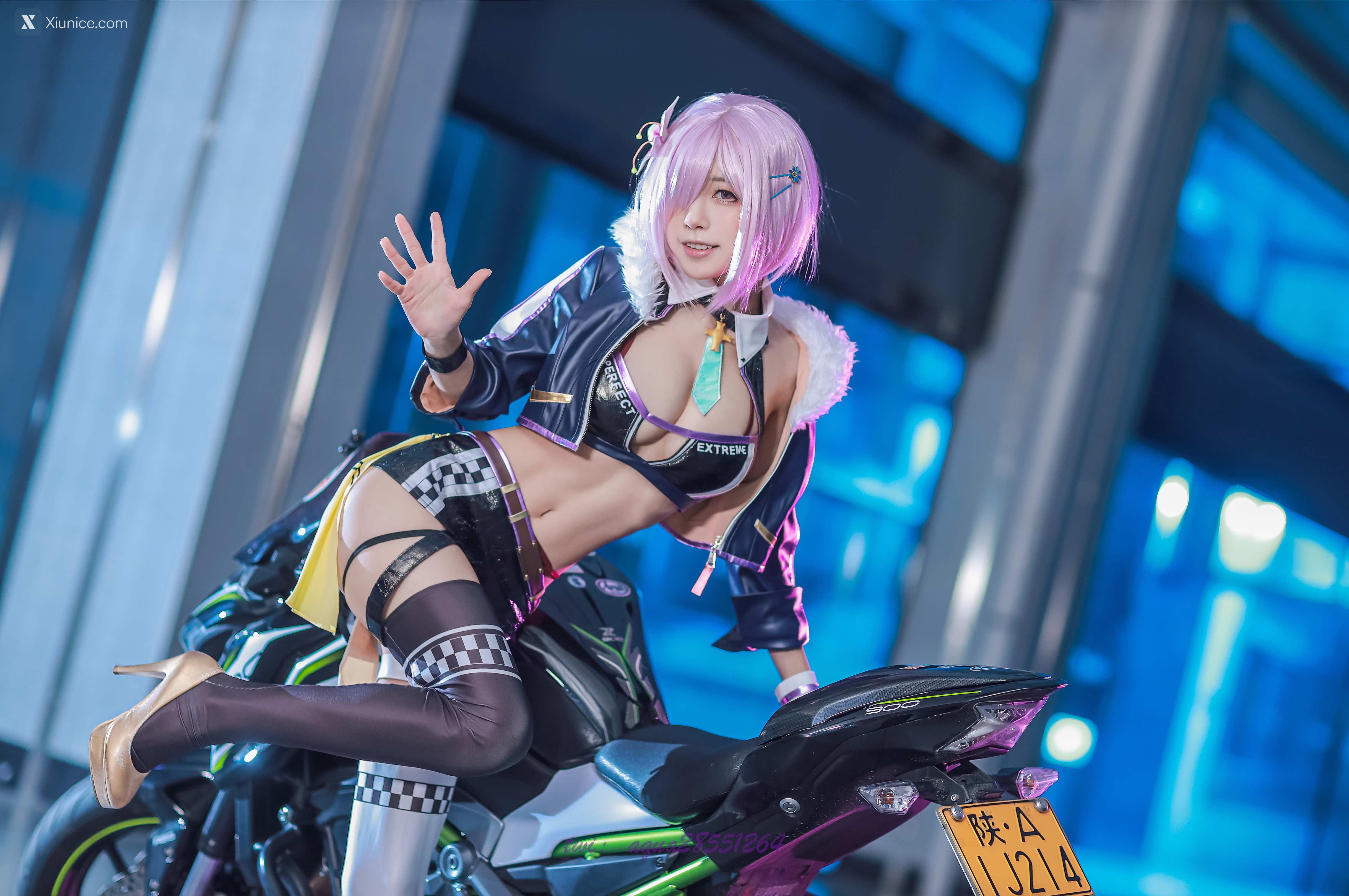 Coser@水淼Aqua – Vol.104 玛修 同人机车装 第33张