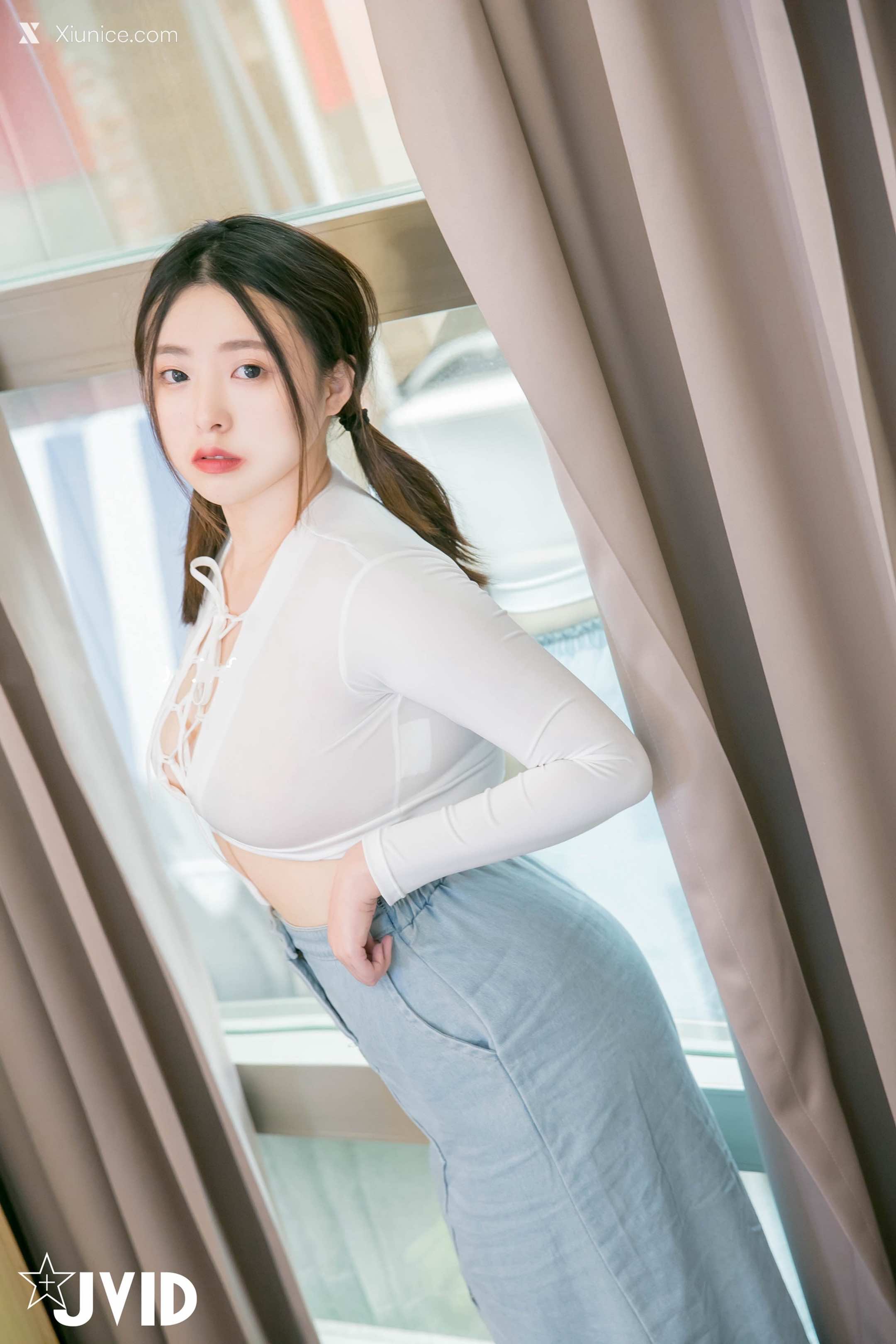 JVID – 黏黏 – 巨乳団地少女 第1张