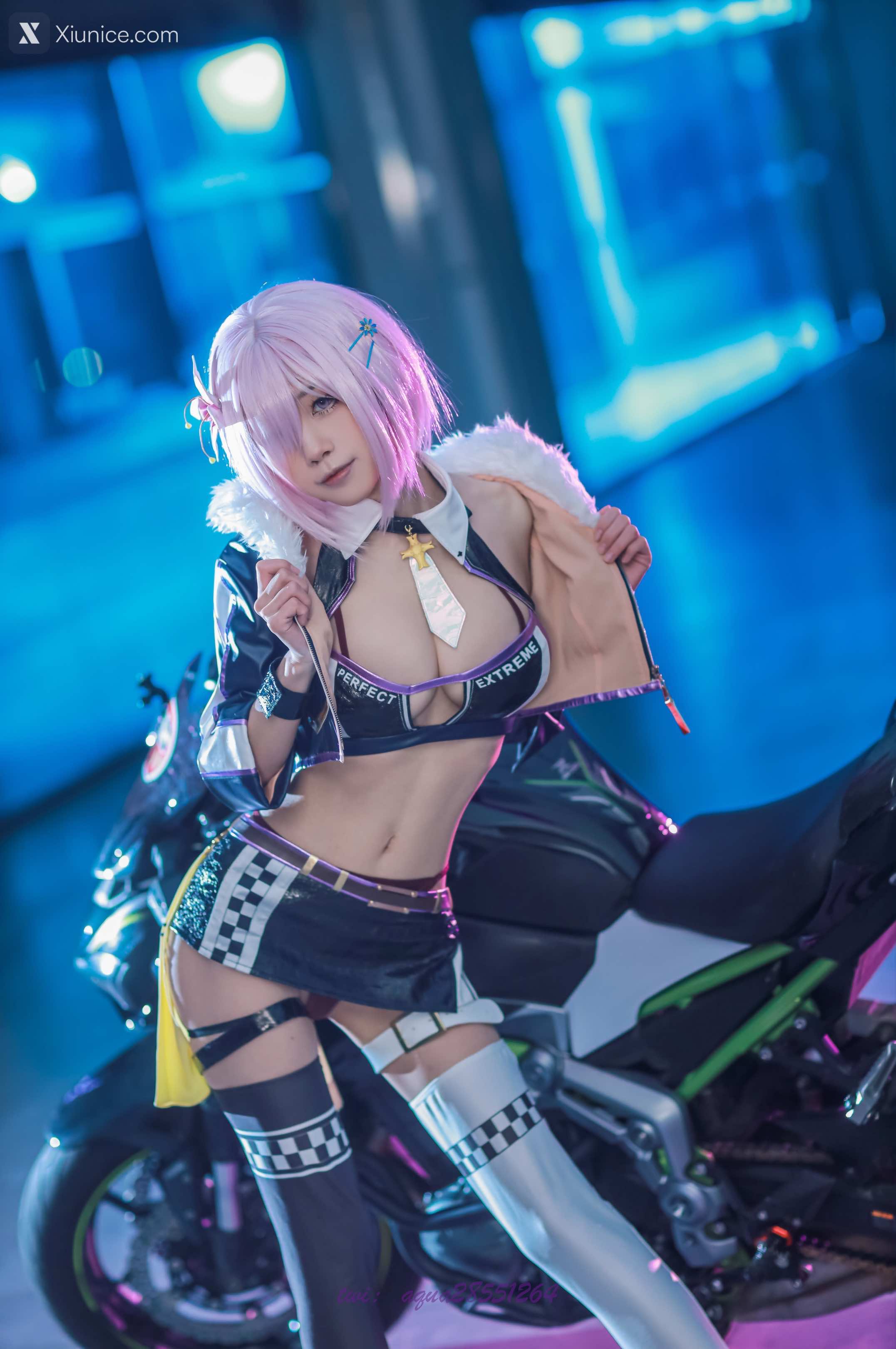 Coser@水淼Aqua – Vol.104 玛修 同人机车装 第3张