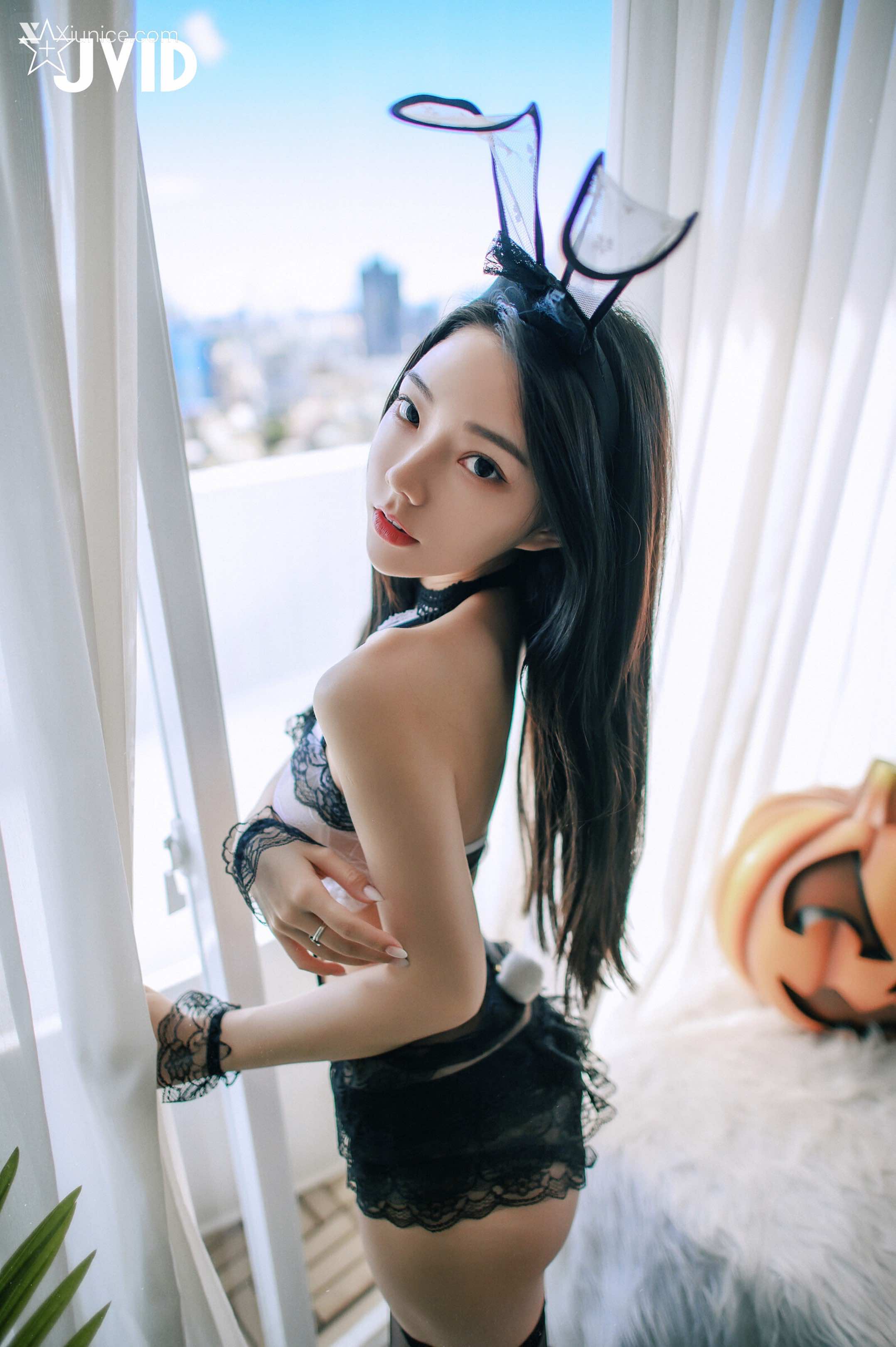JVID – 啾啾-学妹化身恶魔兔兔 第13张