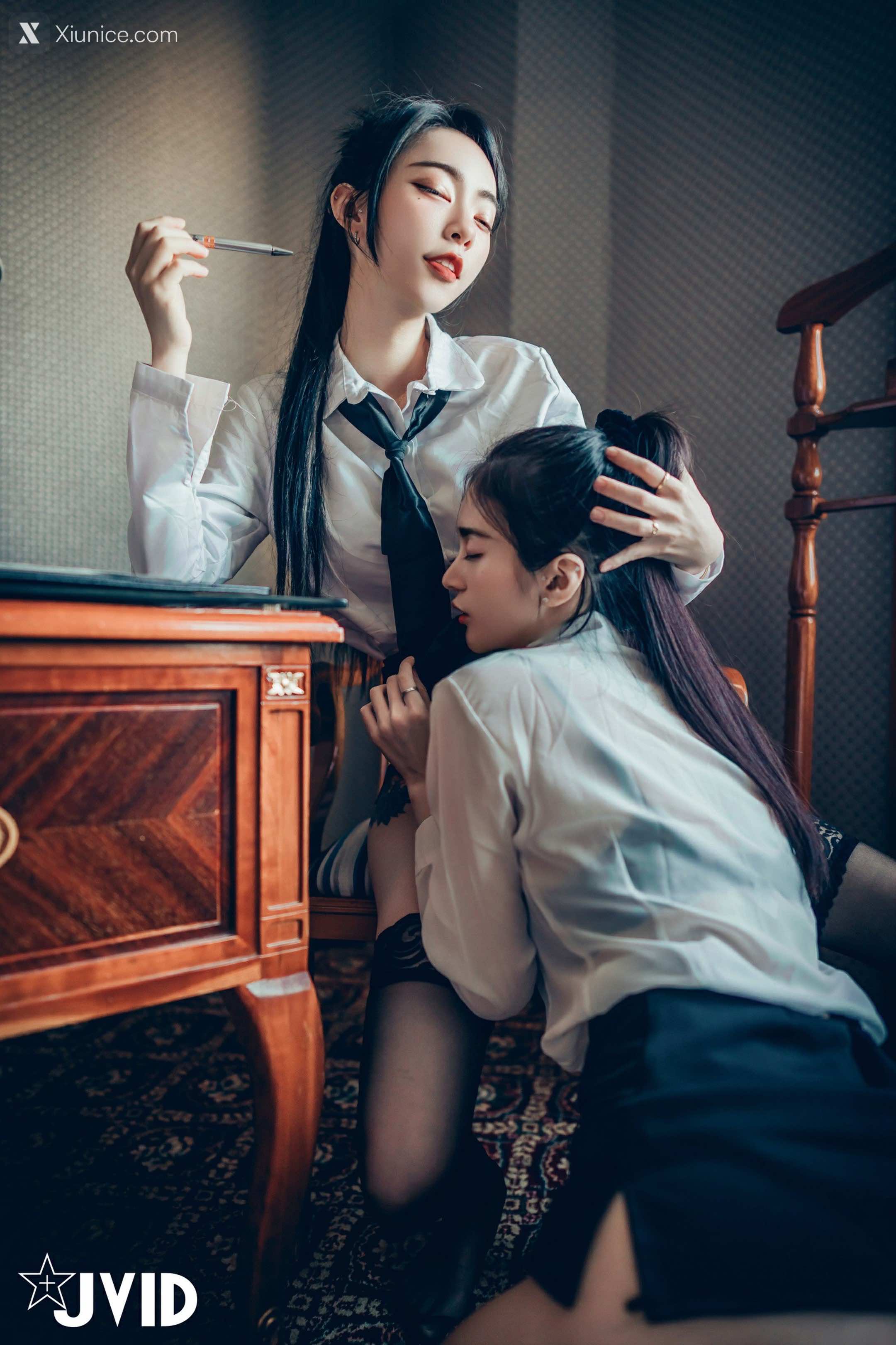 JVID – 飘&辰辰 – 磨豆腐口交愛撫騎乘 第4张