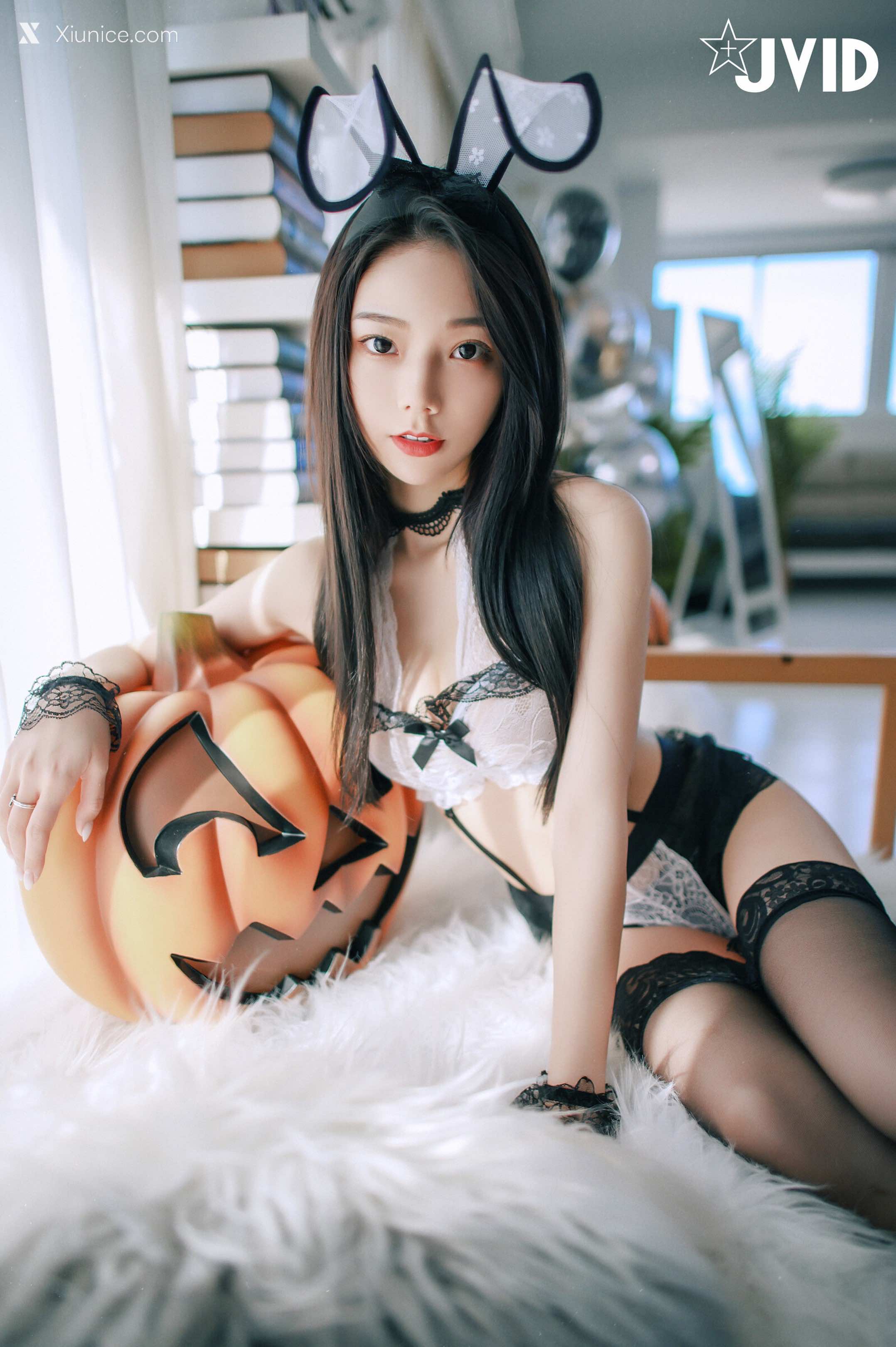 JVID – 啾啾-学妹化身恶魔兔兔 第51张