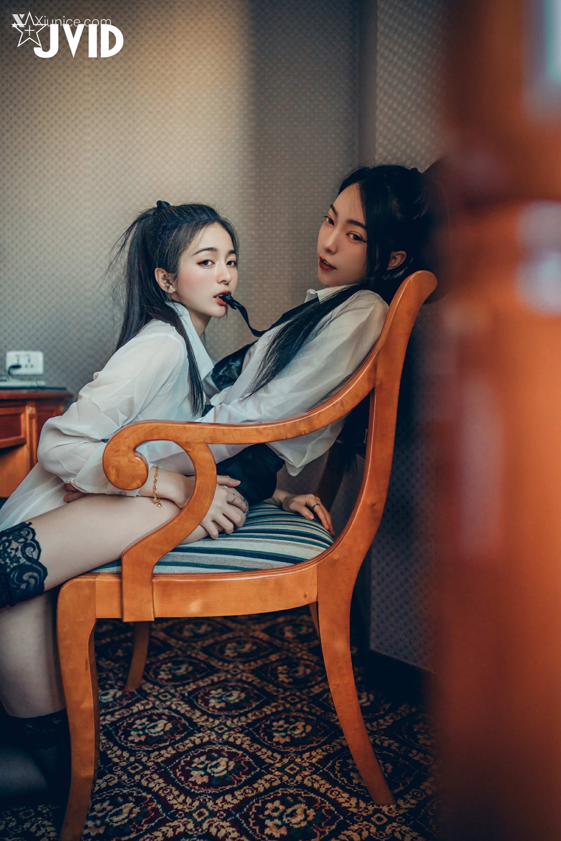 JVID – 飘&辰辰 – 磨豆腐口交愛撫騎乘 第51张