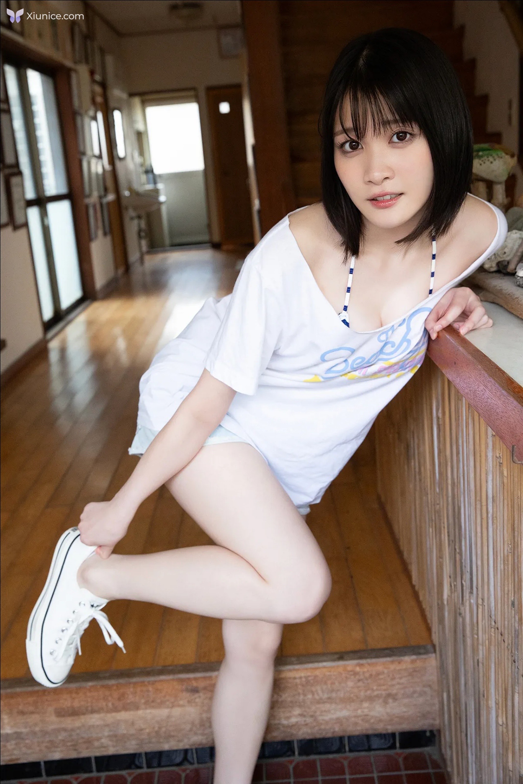 五十嵐早香 – FRIDAYテシタル写真集 ＦカッフあるんてすッVol.1 海の家の可愛すきるアルハイト編 第4张