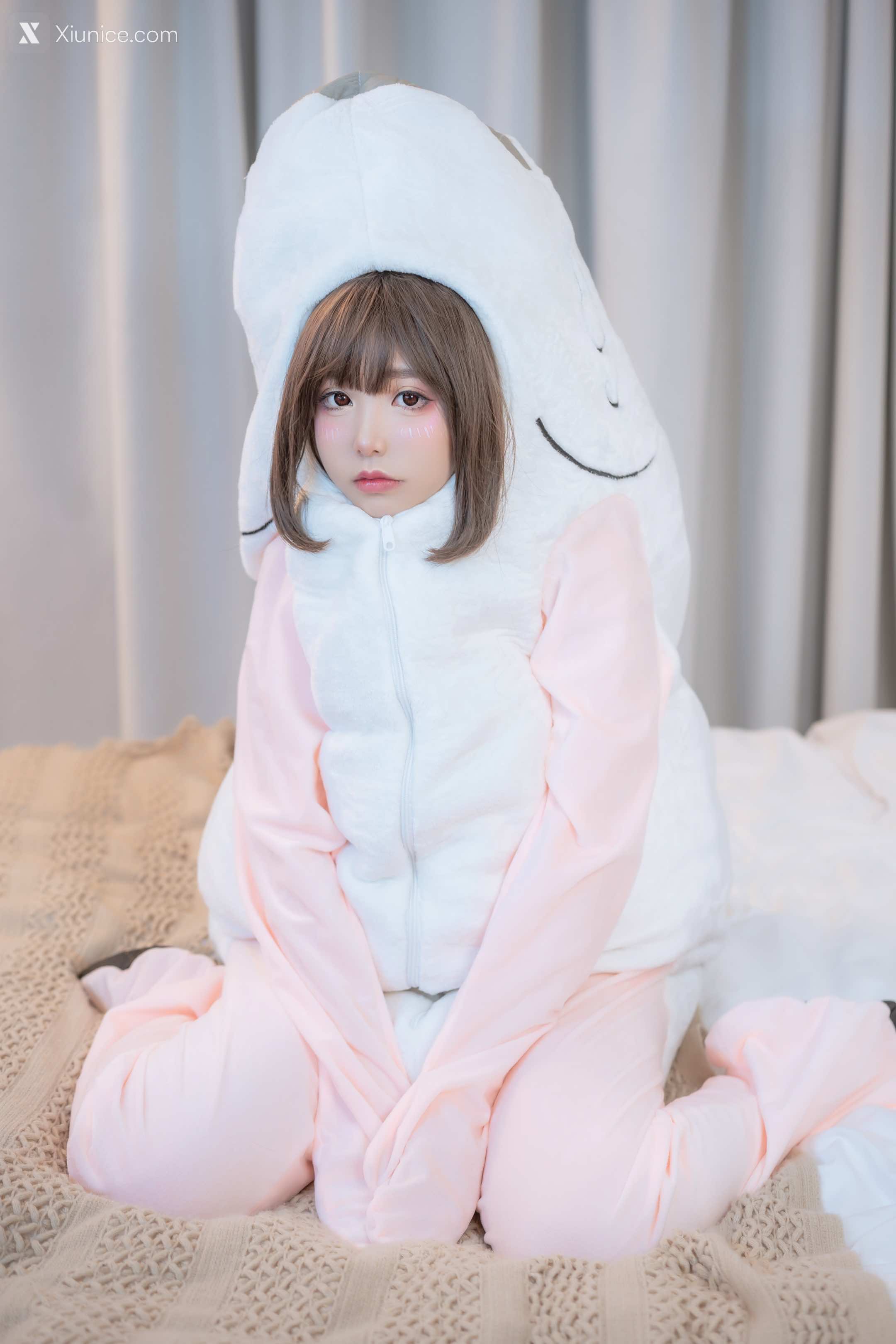 Coser@爆机少女喵小吉 (Nekokoyoshi) 超合金 Naked Fish Suit 第5张