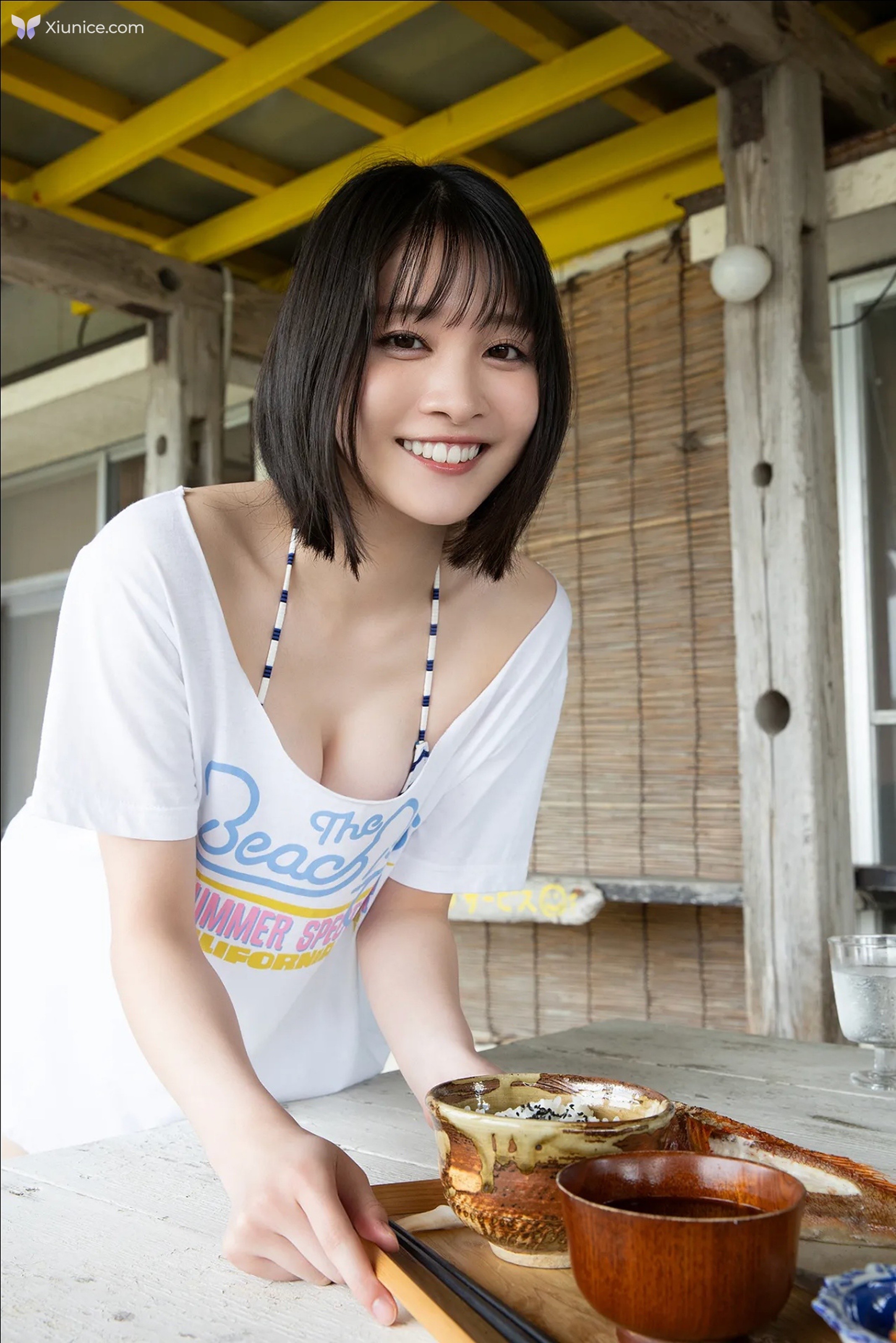 五十嵐早香 – FRIDAYテシタル写真集 ＦカッフあるんてすッVol.1 海の家の可愛すきるアルハイト編 第7张