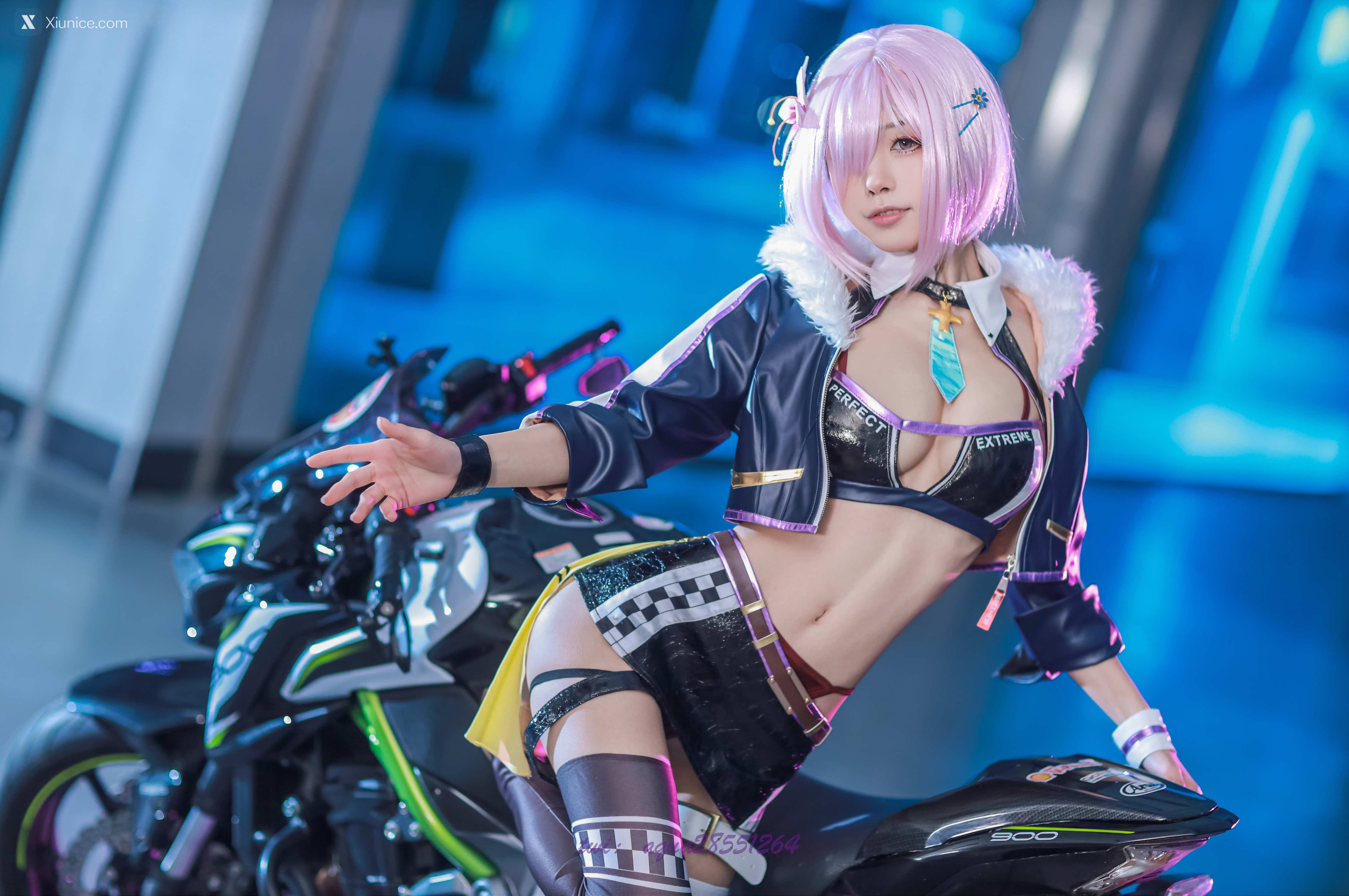 Coser@水淼Aqua – Vol.104 玛修 同人机车装 第35张