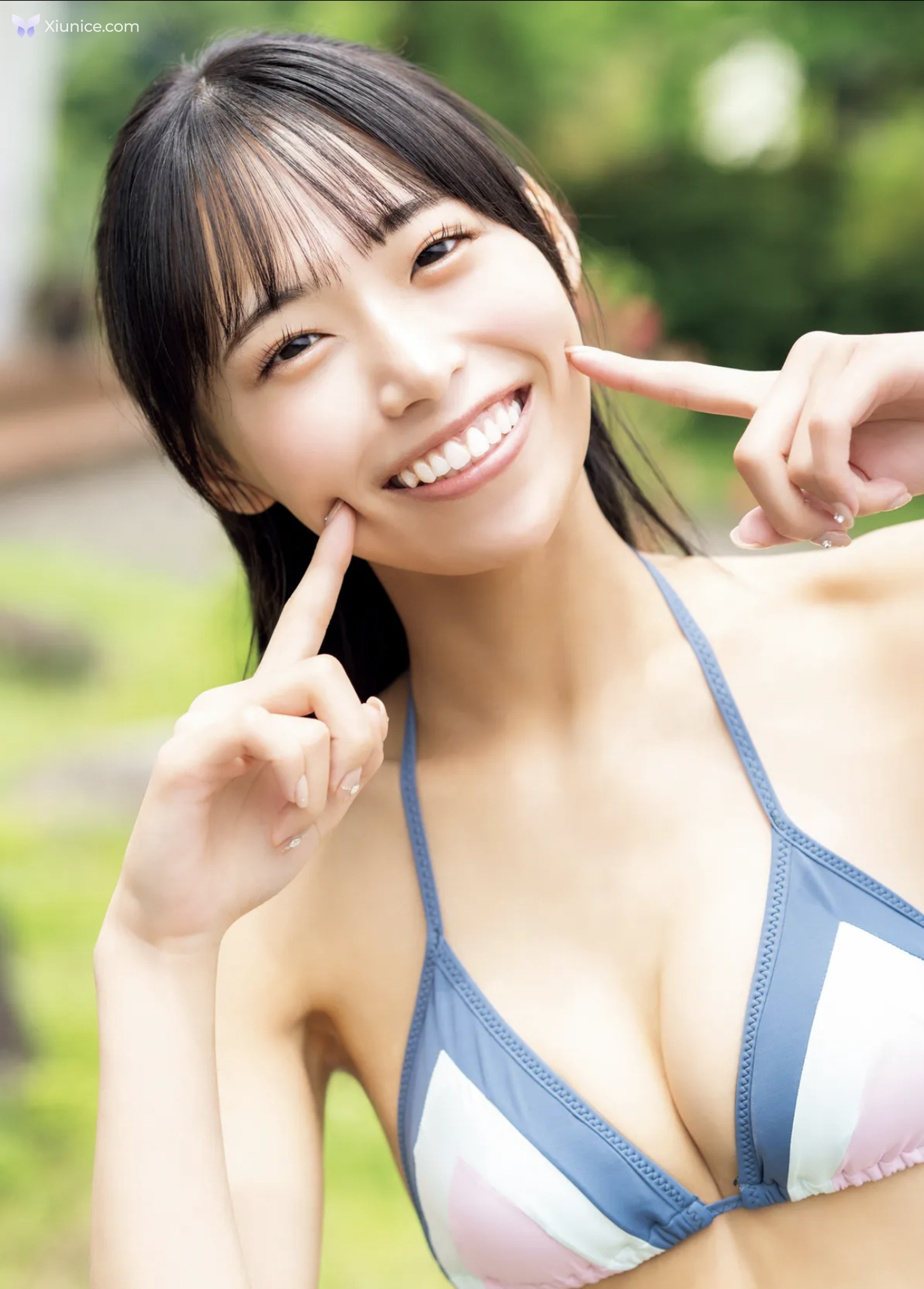 中西花 – FRIDAY GOLD フレミアムな初水着 第9张