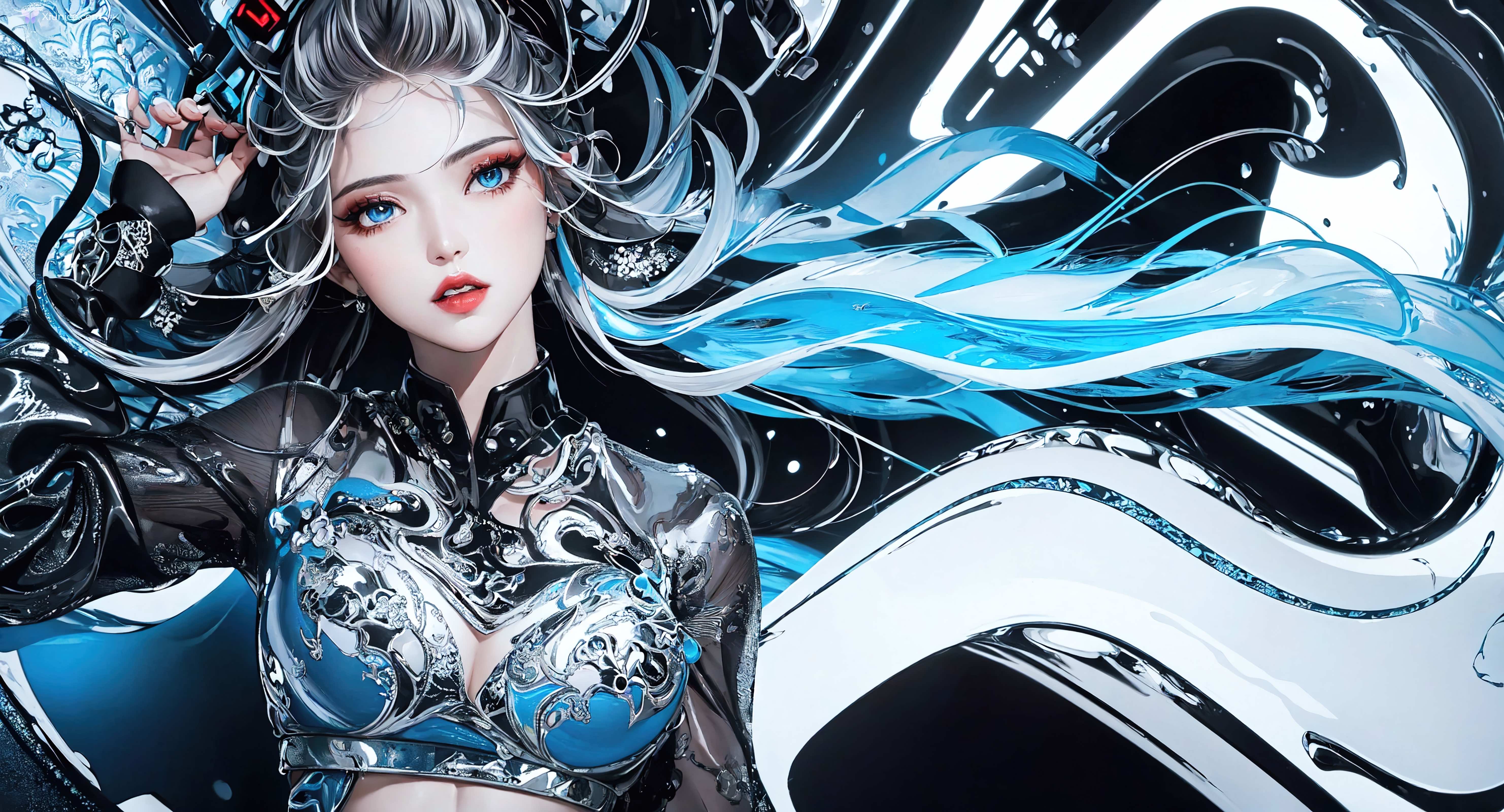 AI Girl 赛博少女墨迹 第142张