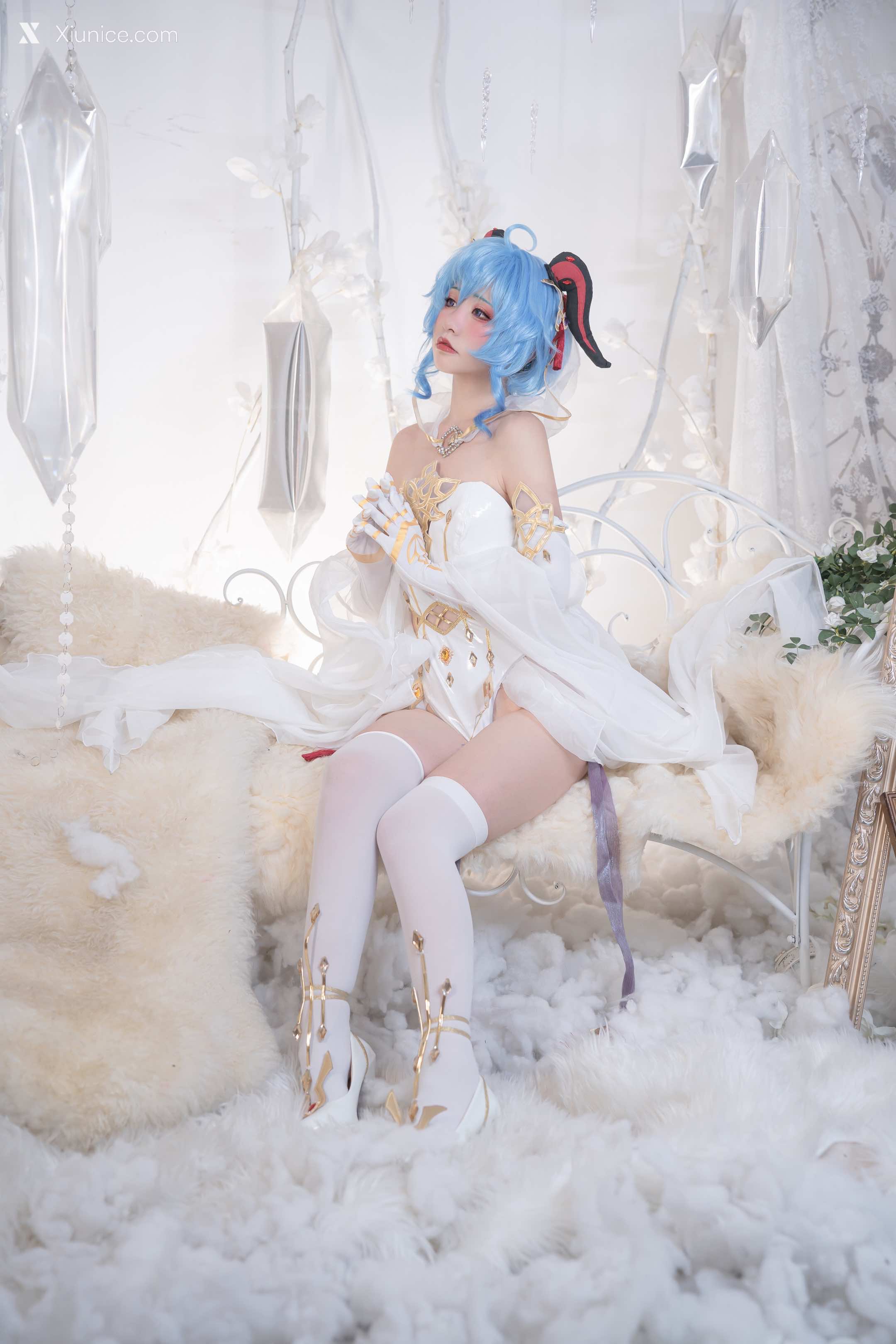 Coser@爆机少女喵小吉 (Nekokoyoshi) 12月T3 双子：最强冰雪组合 第7张